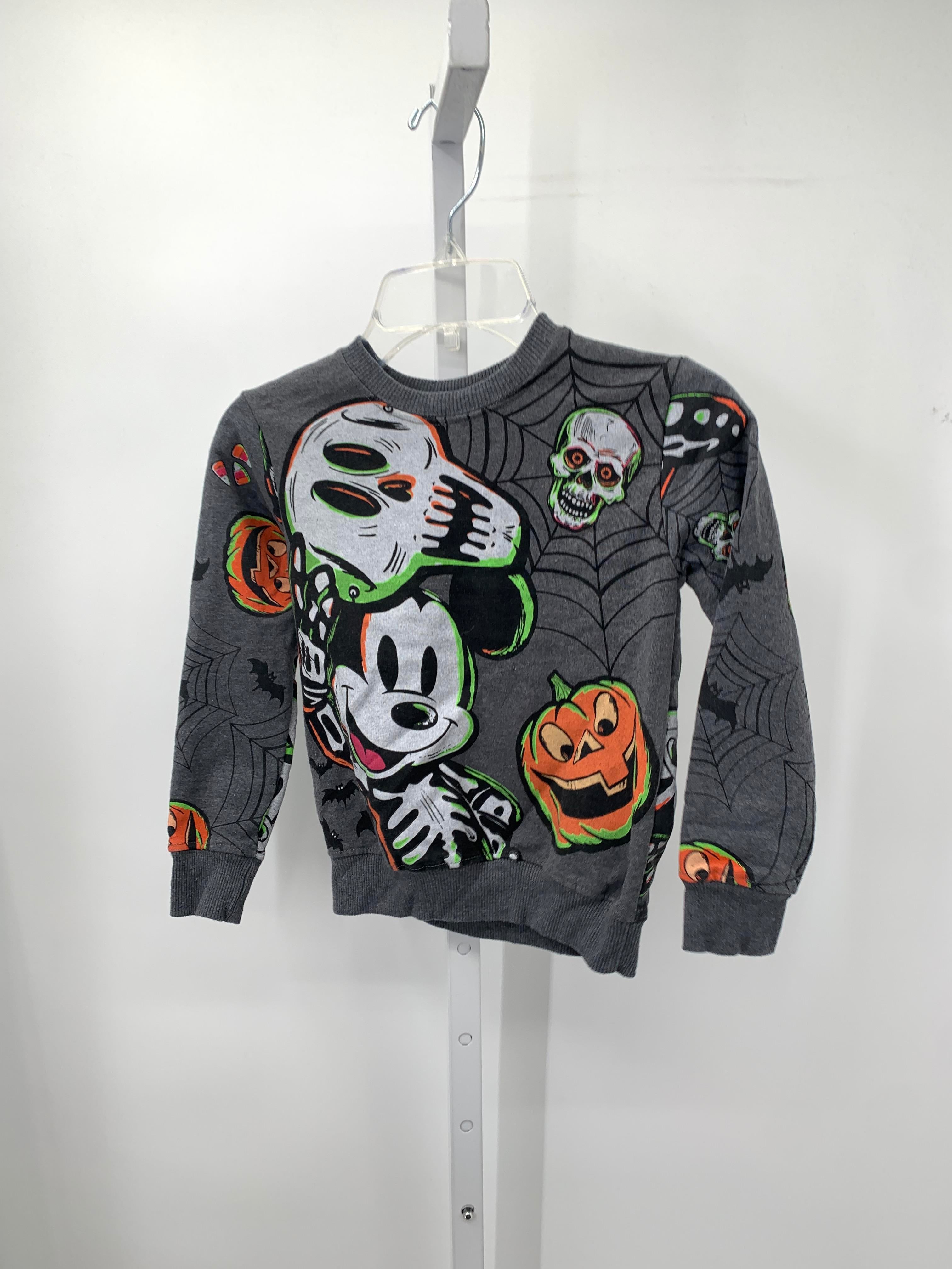 LONG SLV SHIRT MICKEY MOUSE SKULLS