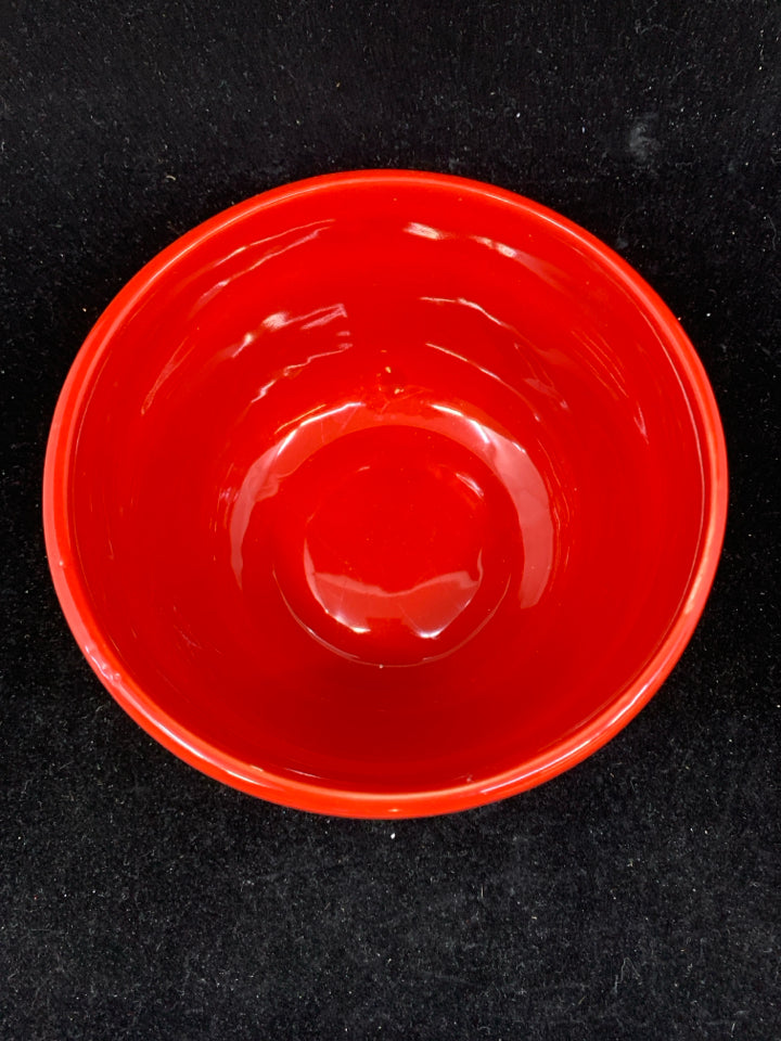 RED POPCORN BOWL.