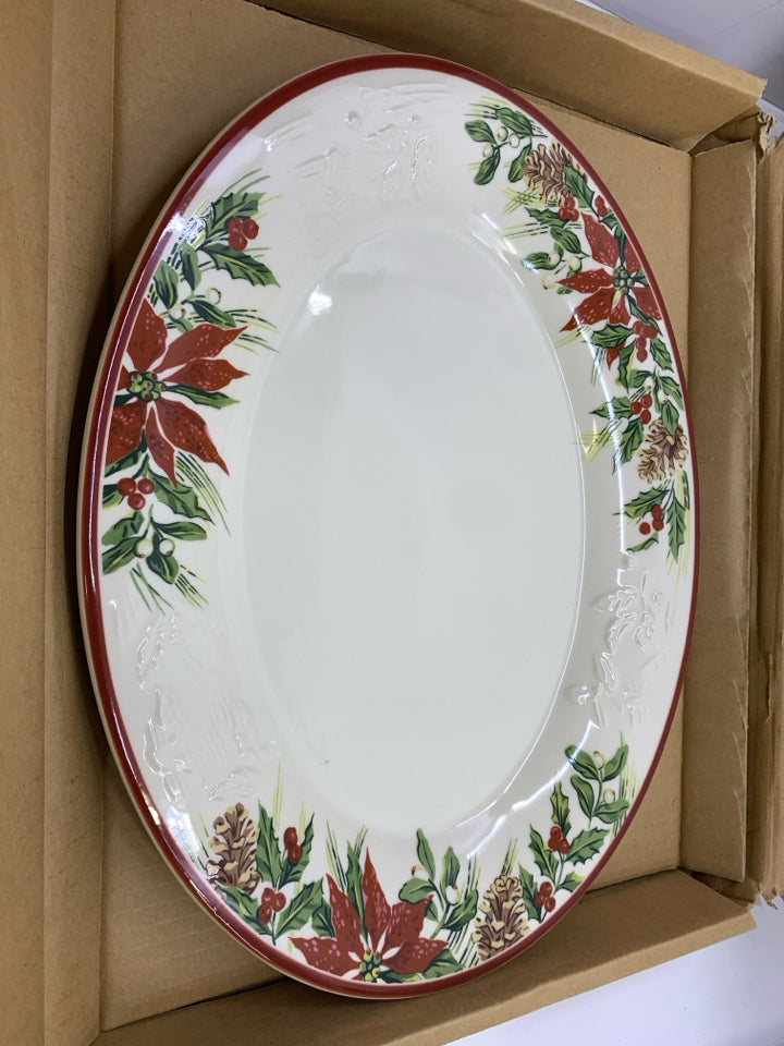 NIB NATURE'S GARLAND PLATTER- LONGABERGER.