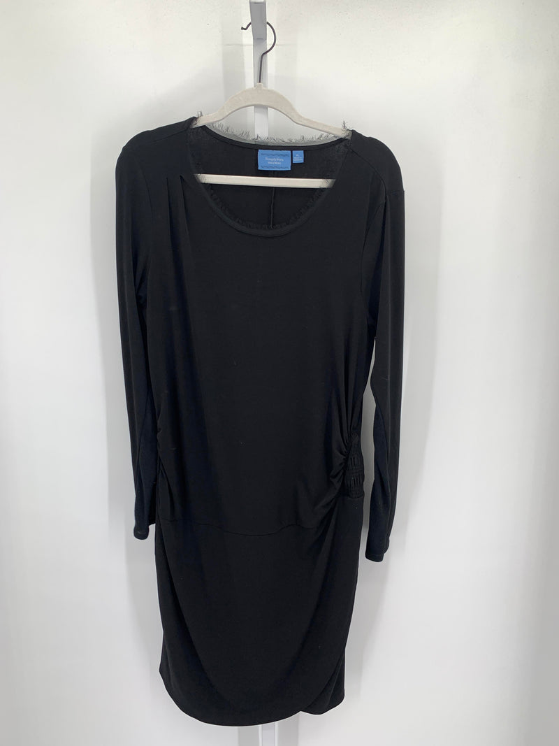 Simply Vera Size Extra Large Misses Long Sleeve Dress