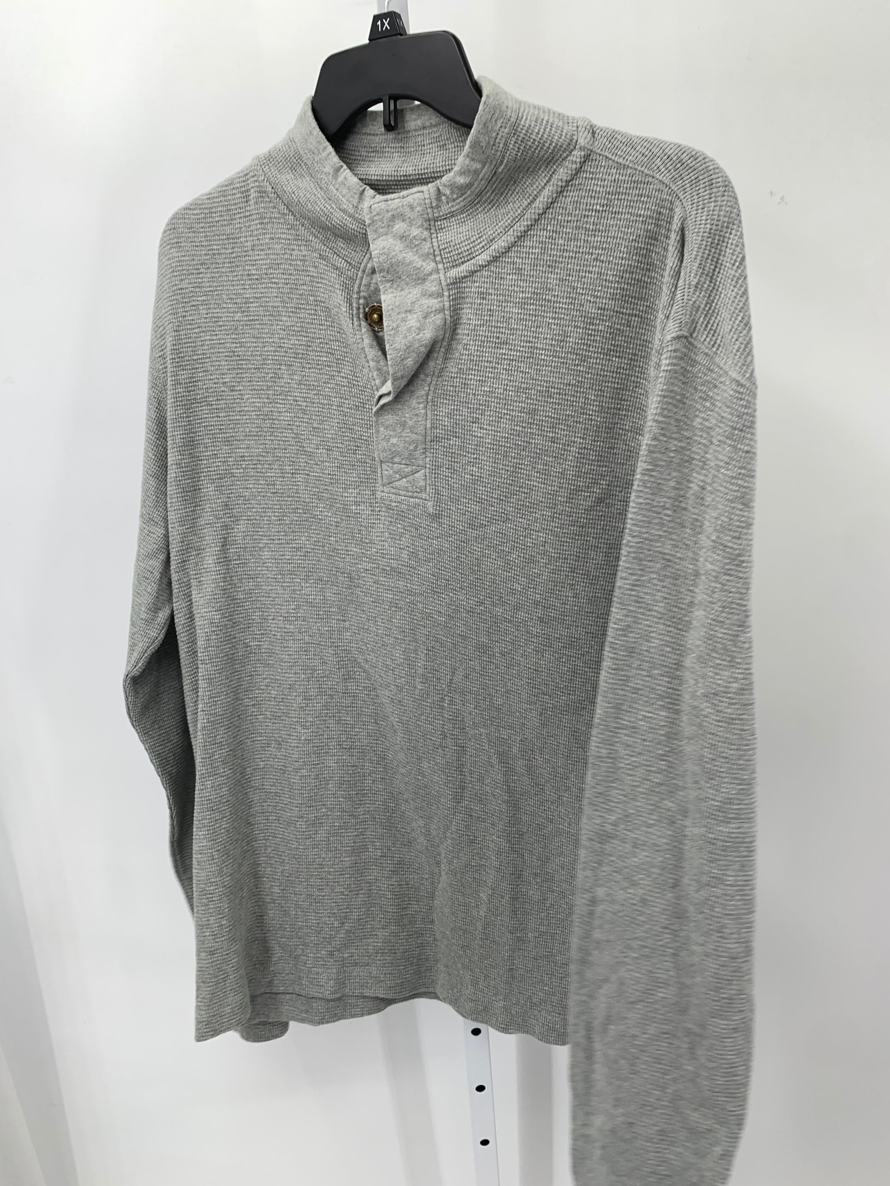HENLEY WAFFLE KNIT
