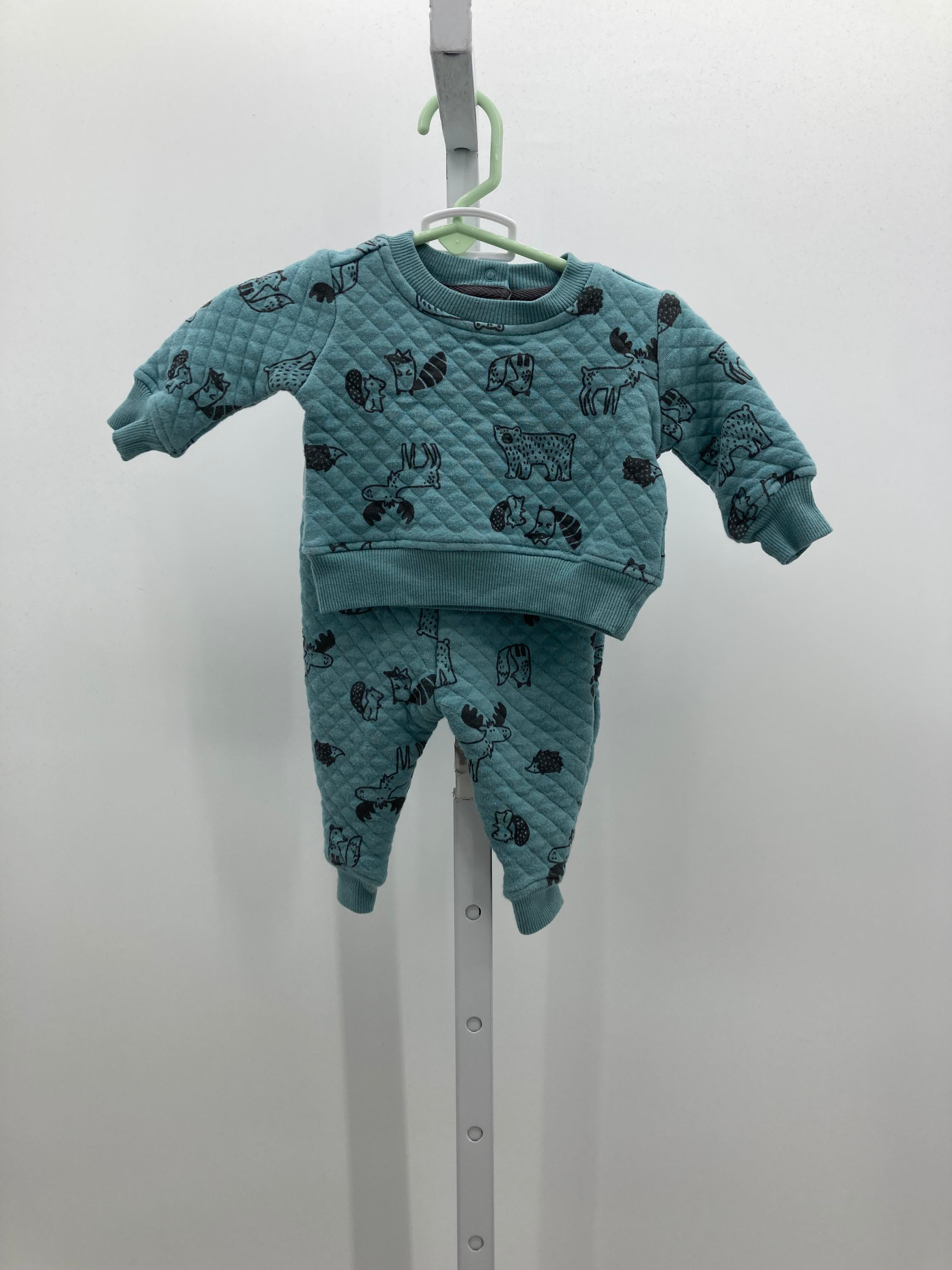 QUILTED ANIMALS SHIRT AND PANTS