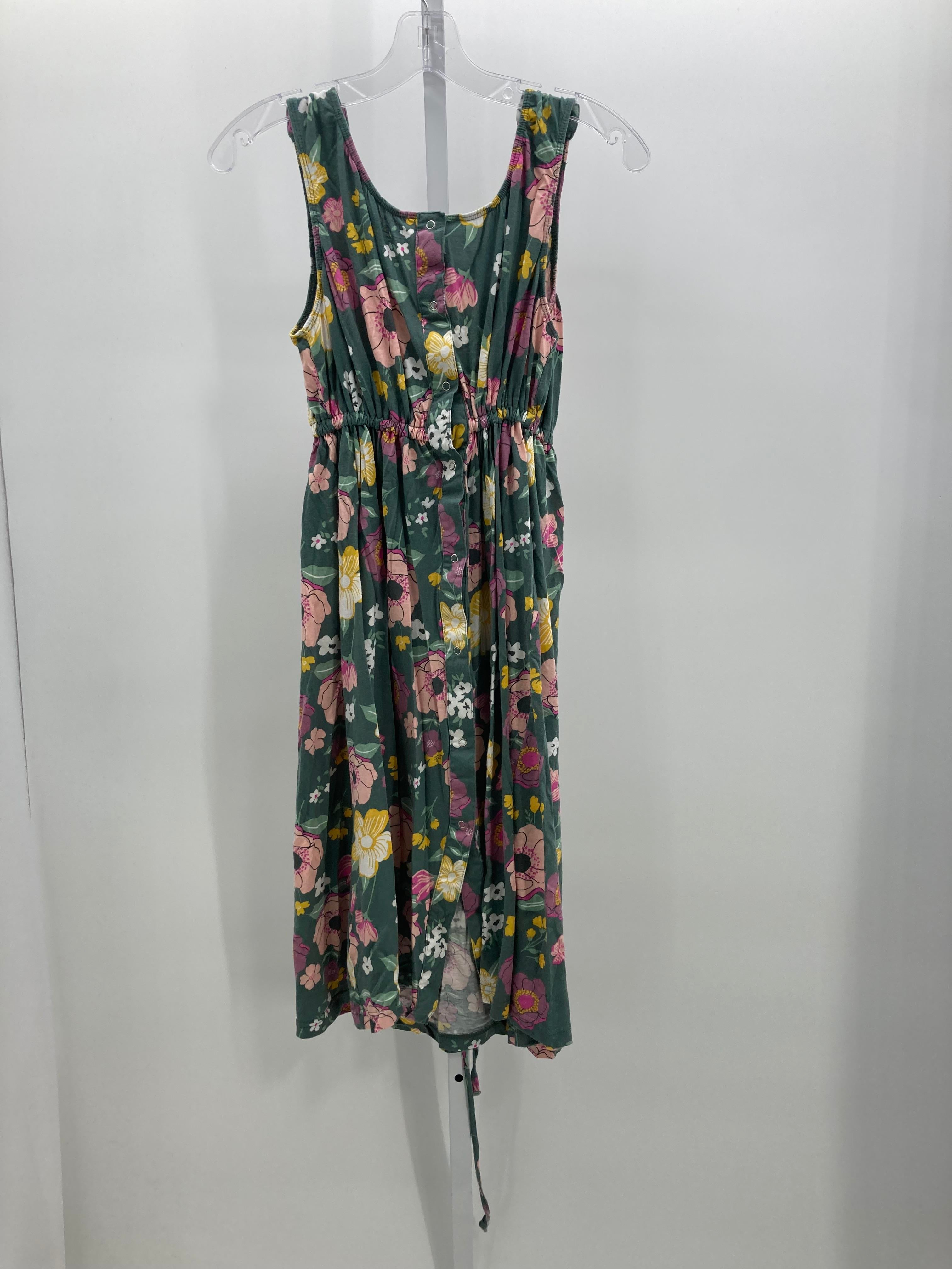 Green Size Small Maternity Sleeveless Dress