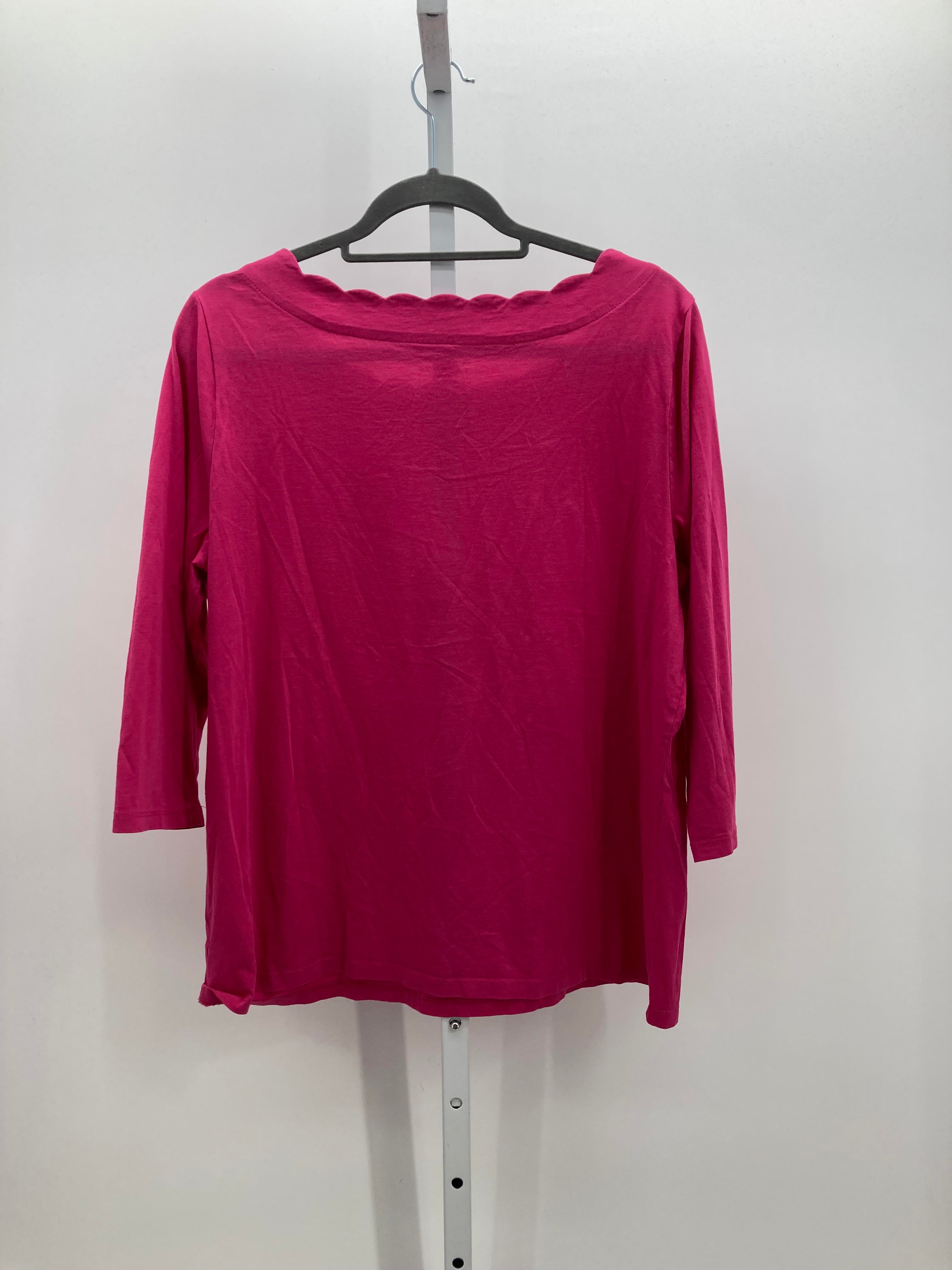 Talbots Size 1X Womens 3/4 Sleeve Shirt