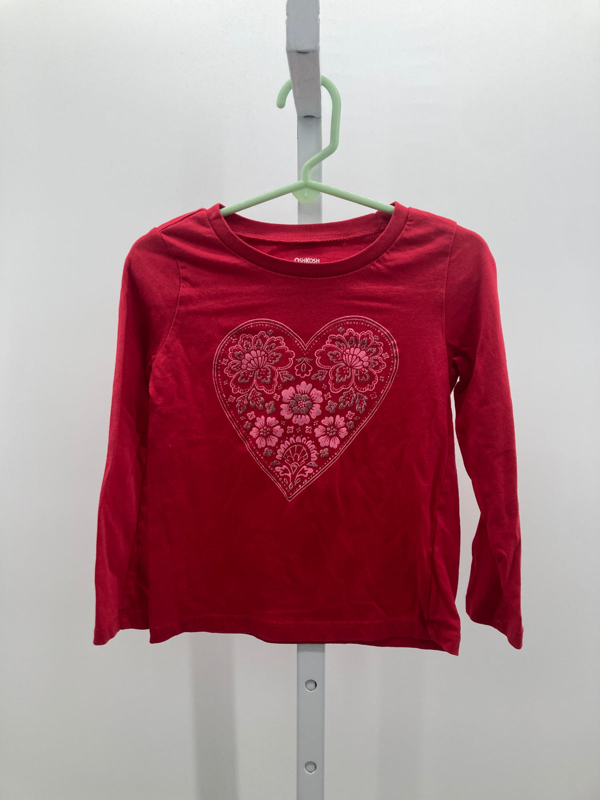 Osh Kosh Size 4T Girls Long Sleeve Shirt