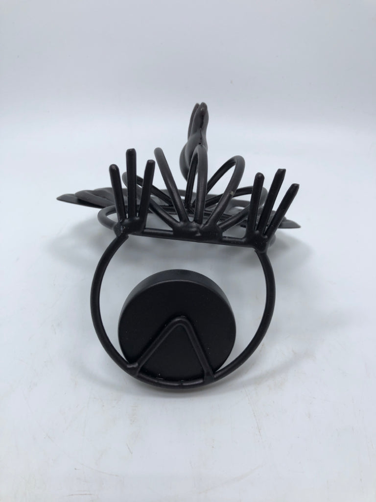 METAL TURKEY TEA LIGHT HOLDER.