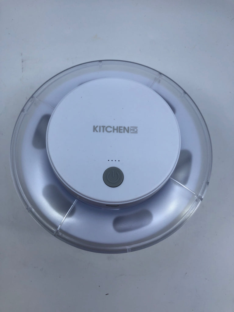 NEW OUT OF BOX ELECTRIC SALAD SPINNER.