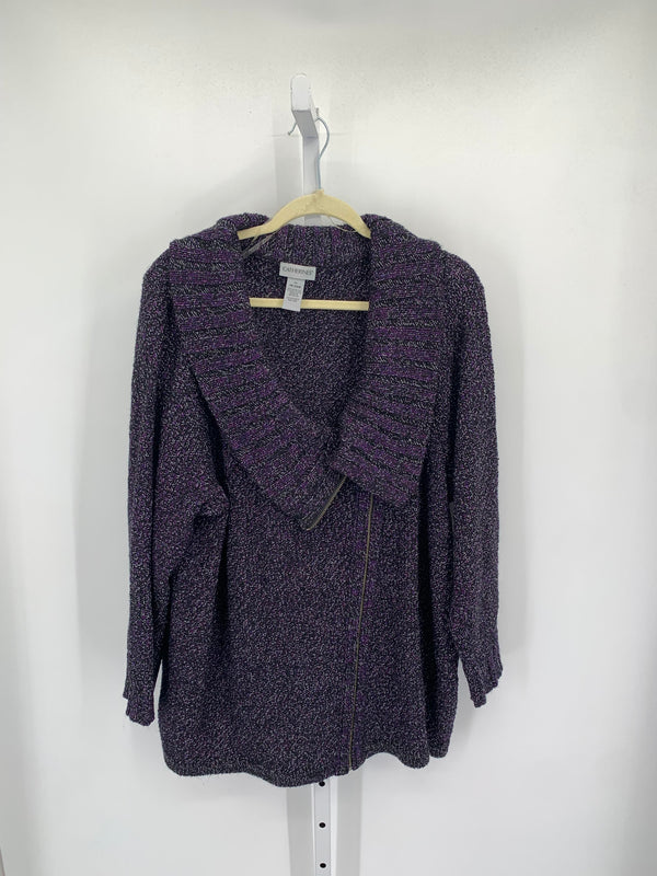 Catherine Size 1X Womens Long Slv Sweater