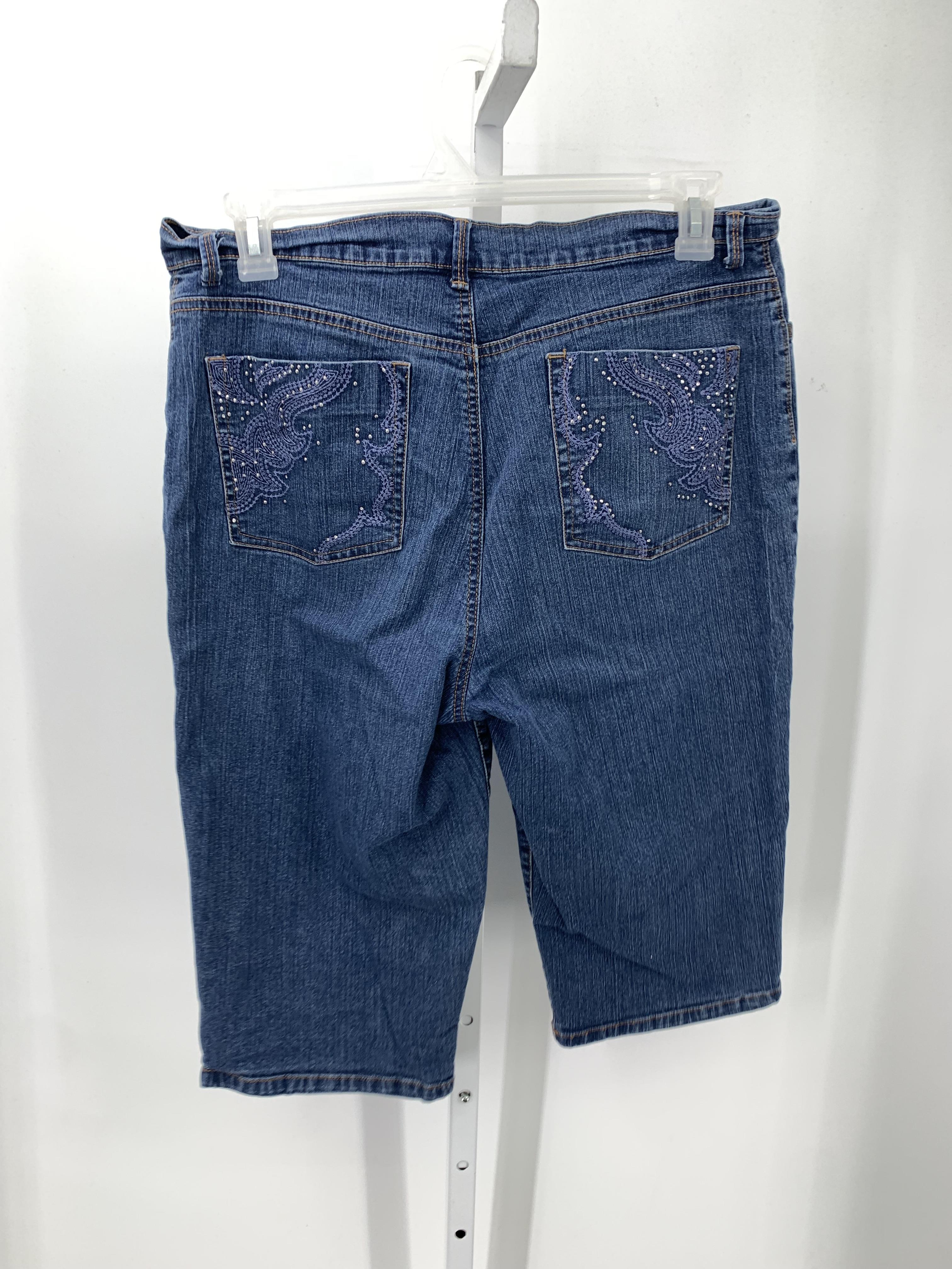 Gloria Vanderbilt Size 14 Misses Capri Pants