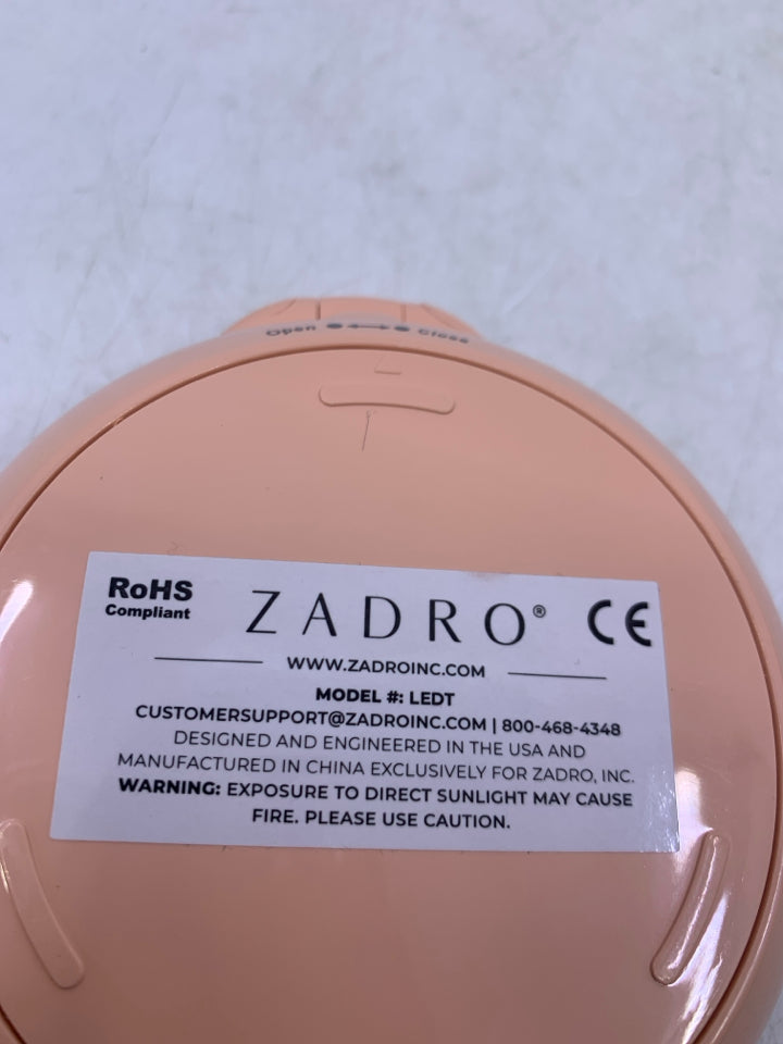 Zadro Lighted Travel Makeup Mirror Handheld