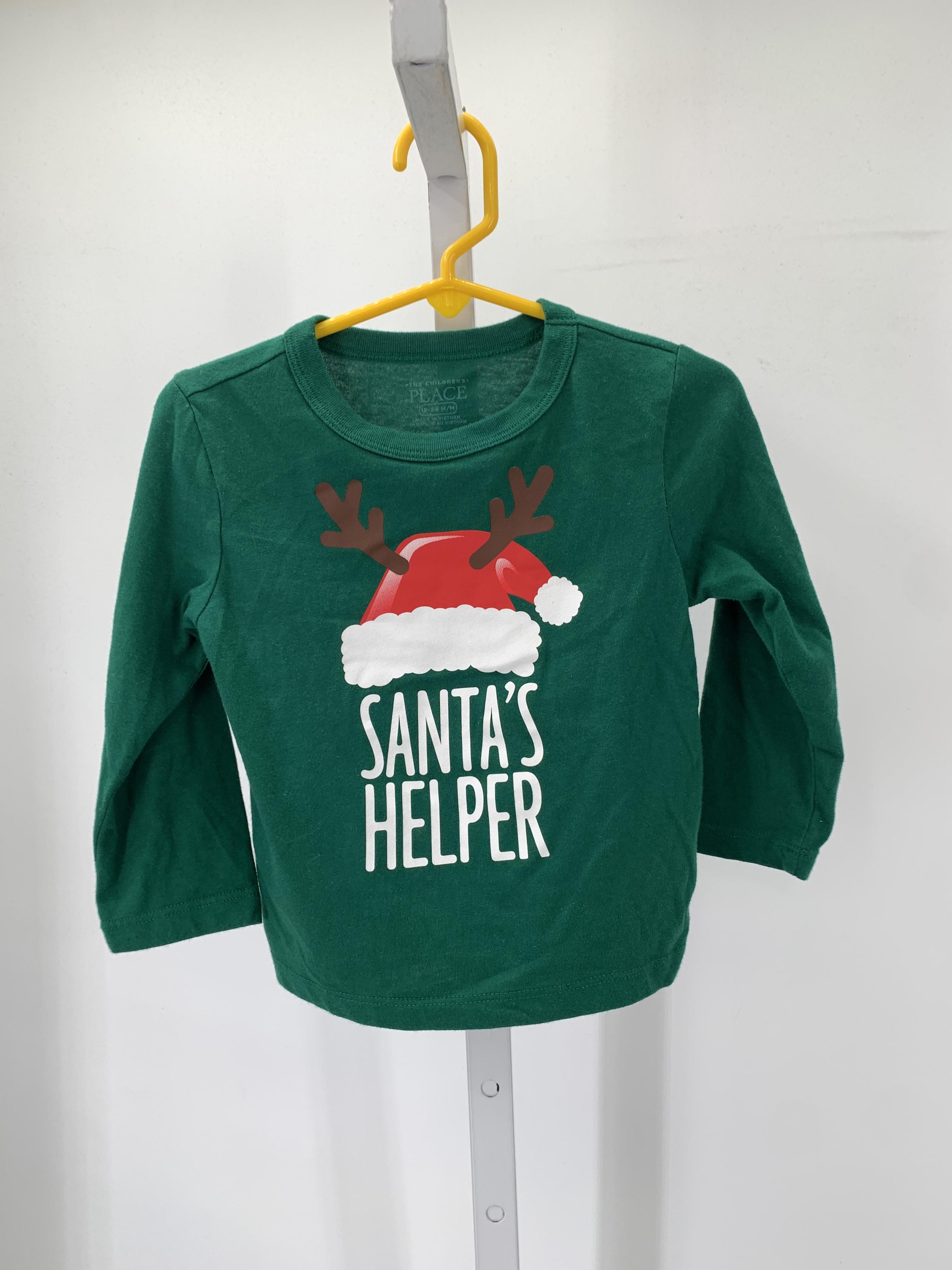 LONG SLV SHIRT SANTA'S HELPER