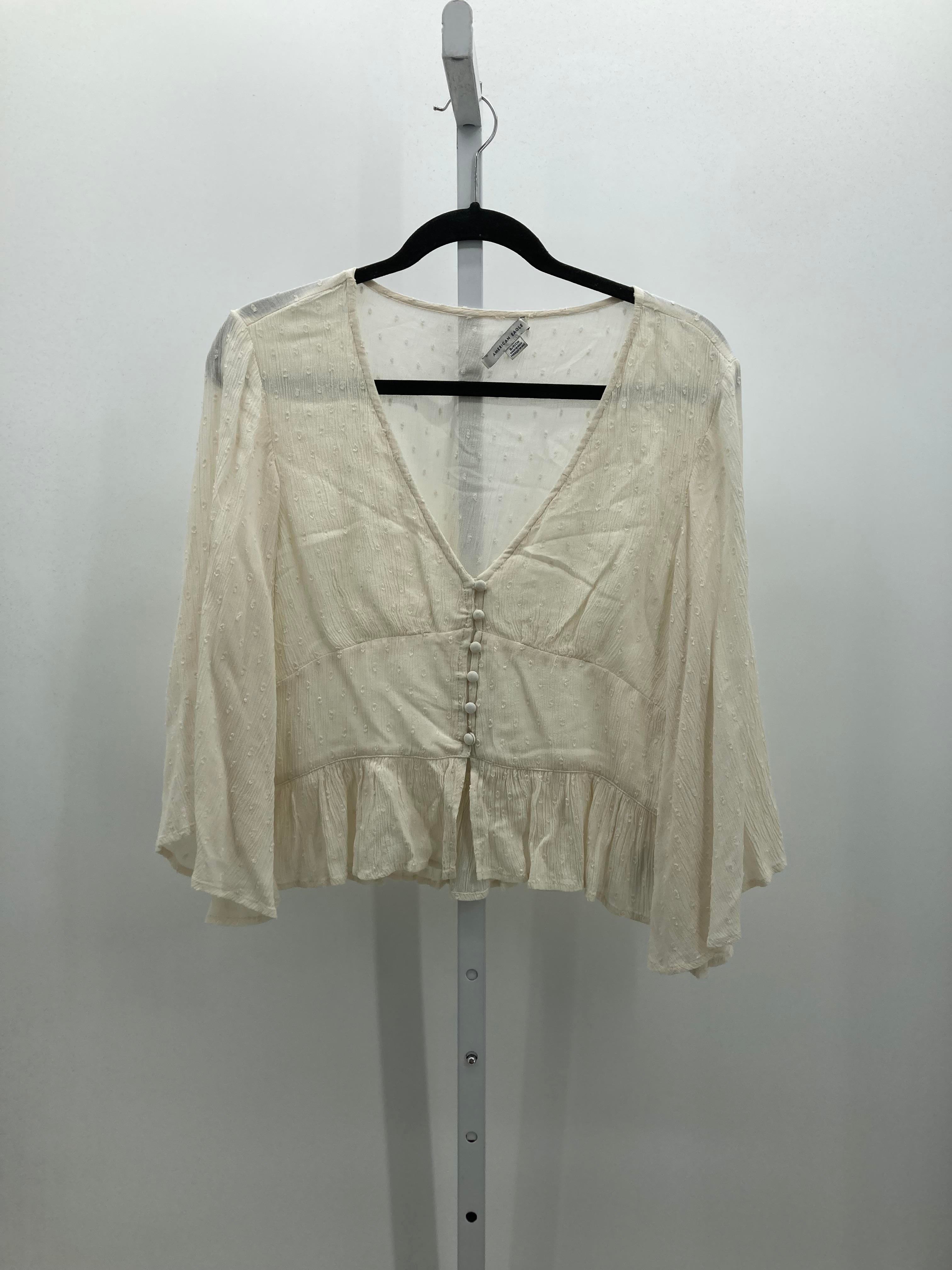 American Eagle Size Small Juniors 3/4 Sleeve Shirt
