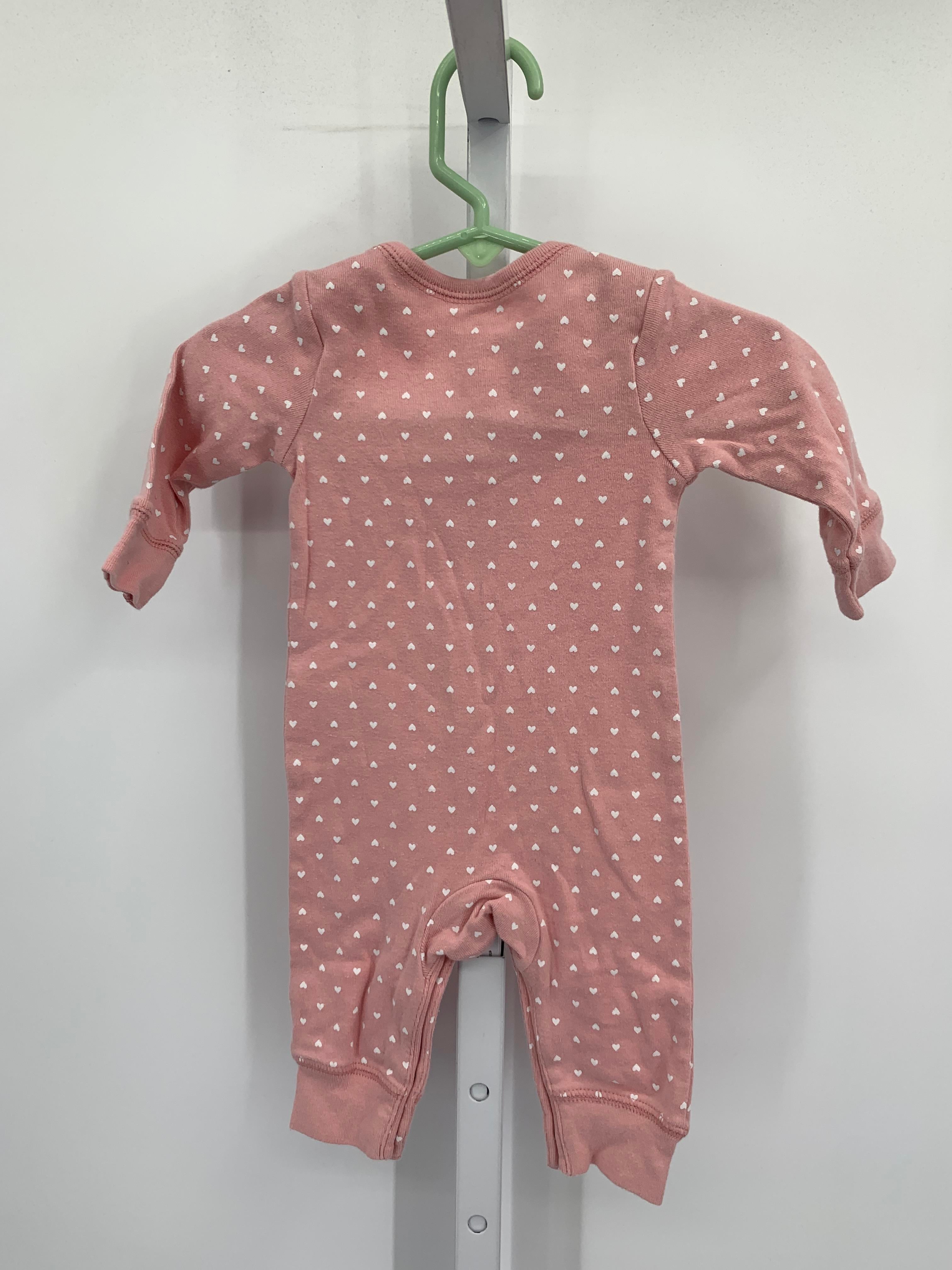 Carters Size 3 Months Girls Long Slv. Romper