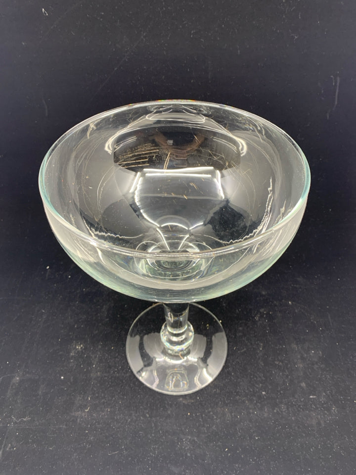 LARGE DECORATIVE WINE GLASS.