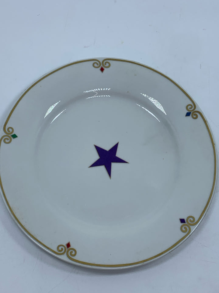 5 CELEBRATION SIDE PLATES.