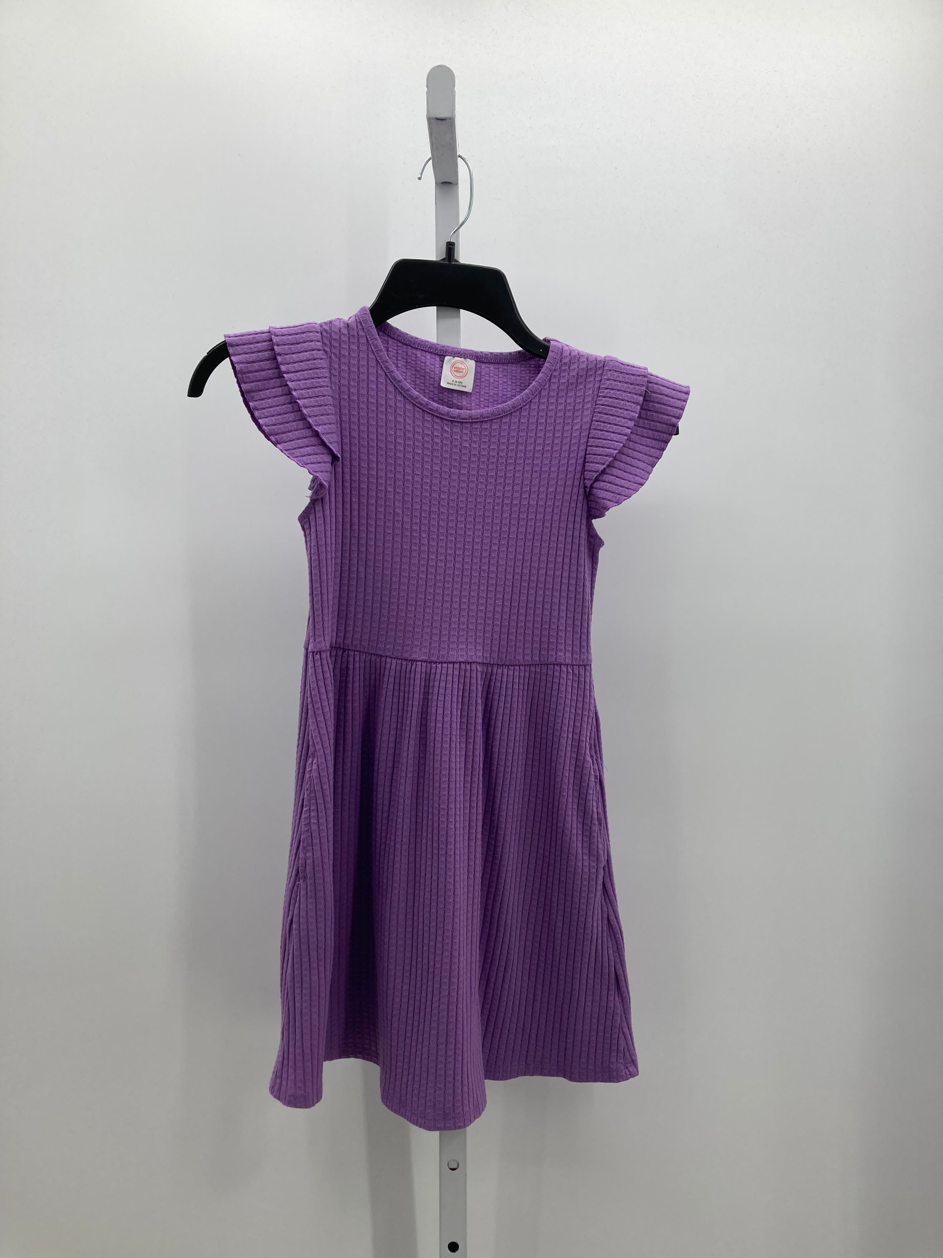 Wonder Nation Size 6-6X Girls Short Sleeve Dress