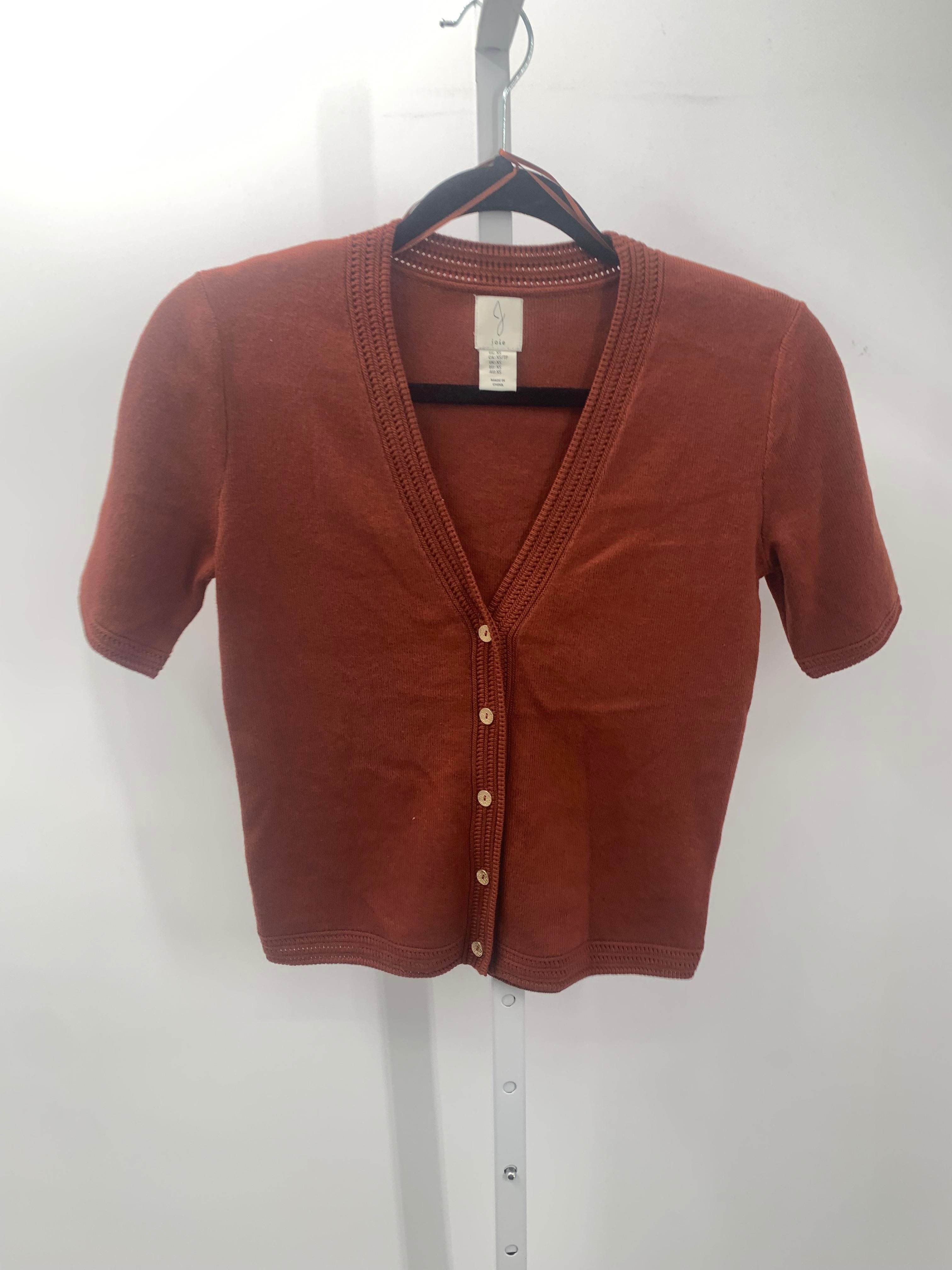 Joie Size X Small Misses Short Slv Sweater