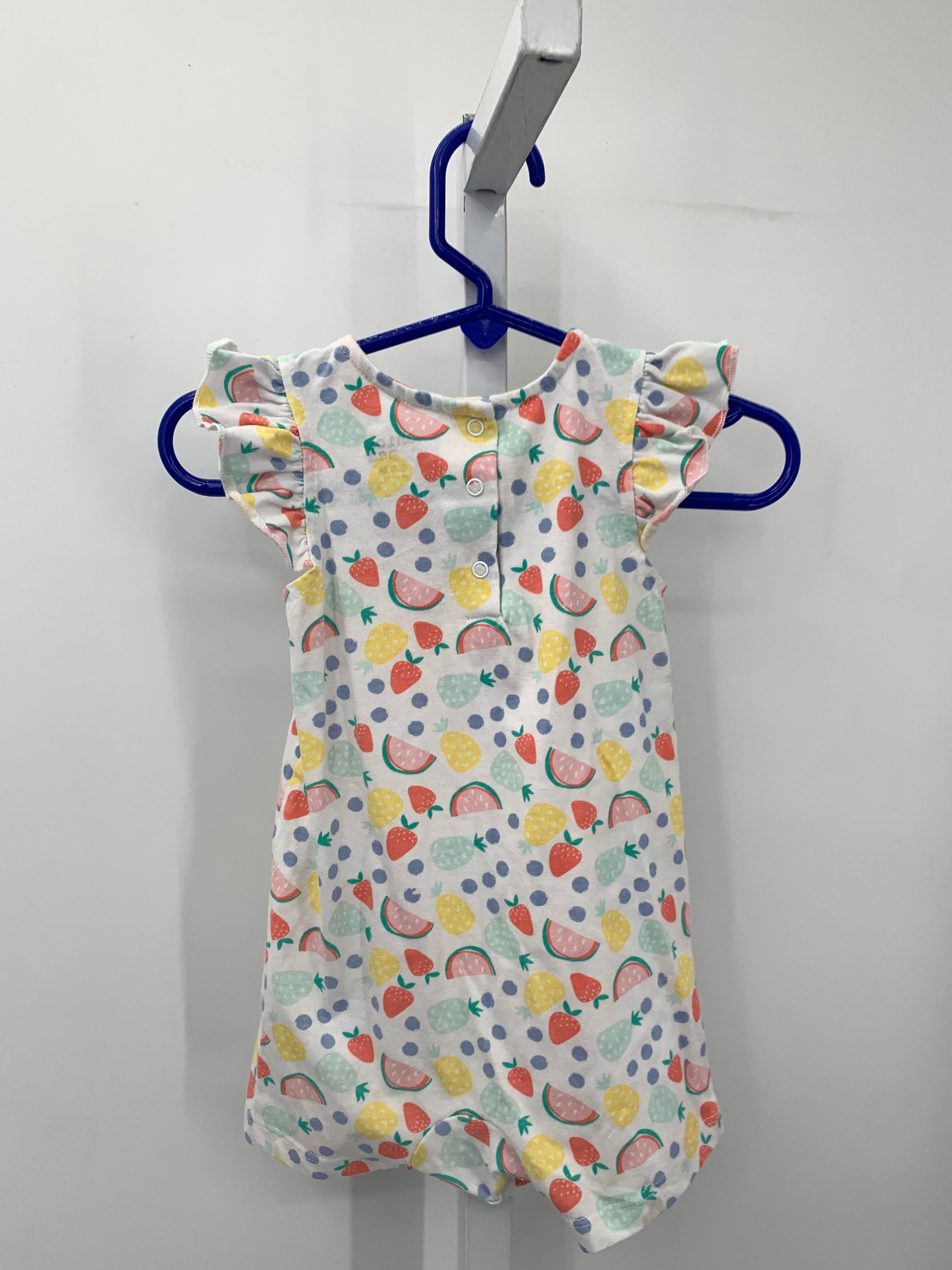 Chick Pea Size 6-9 mon Girls Short Slv. Romper