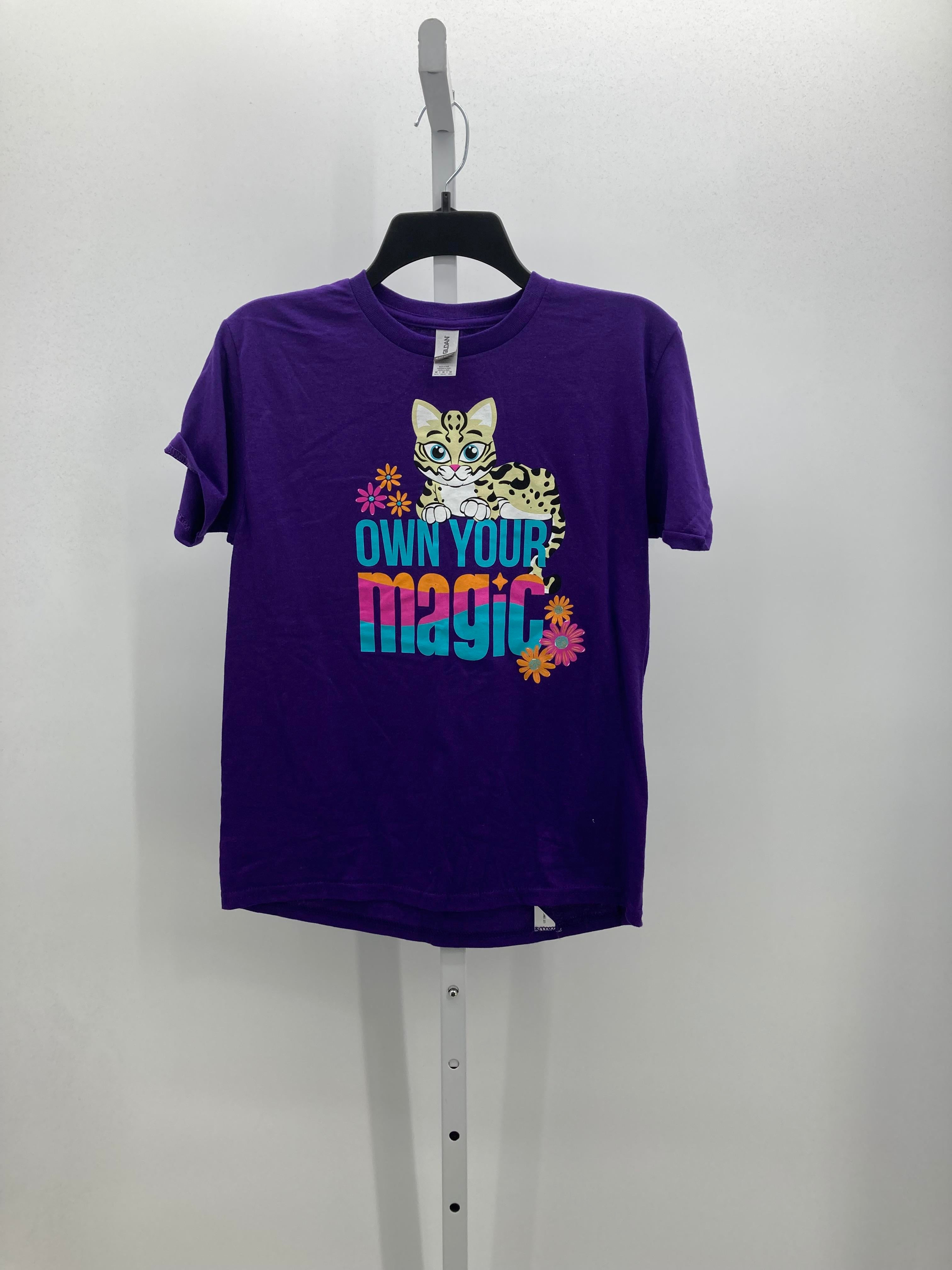 Gildan Size 10-12 Girls Short Sleeve Shirt