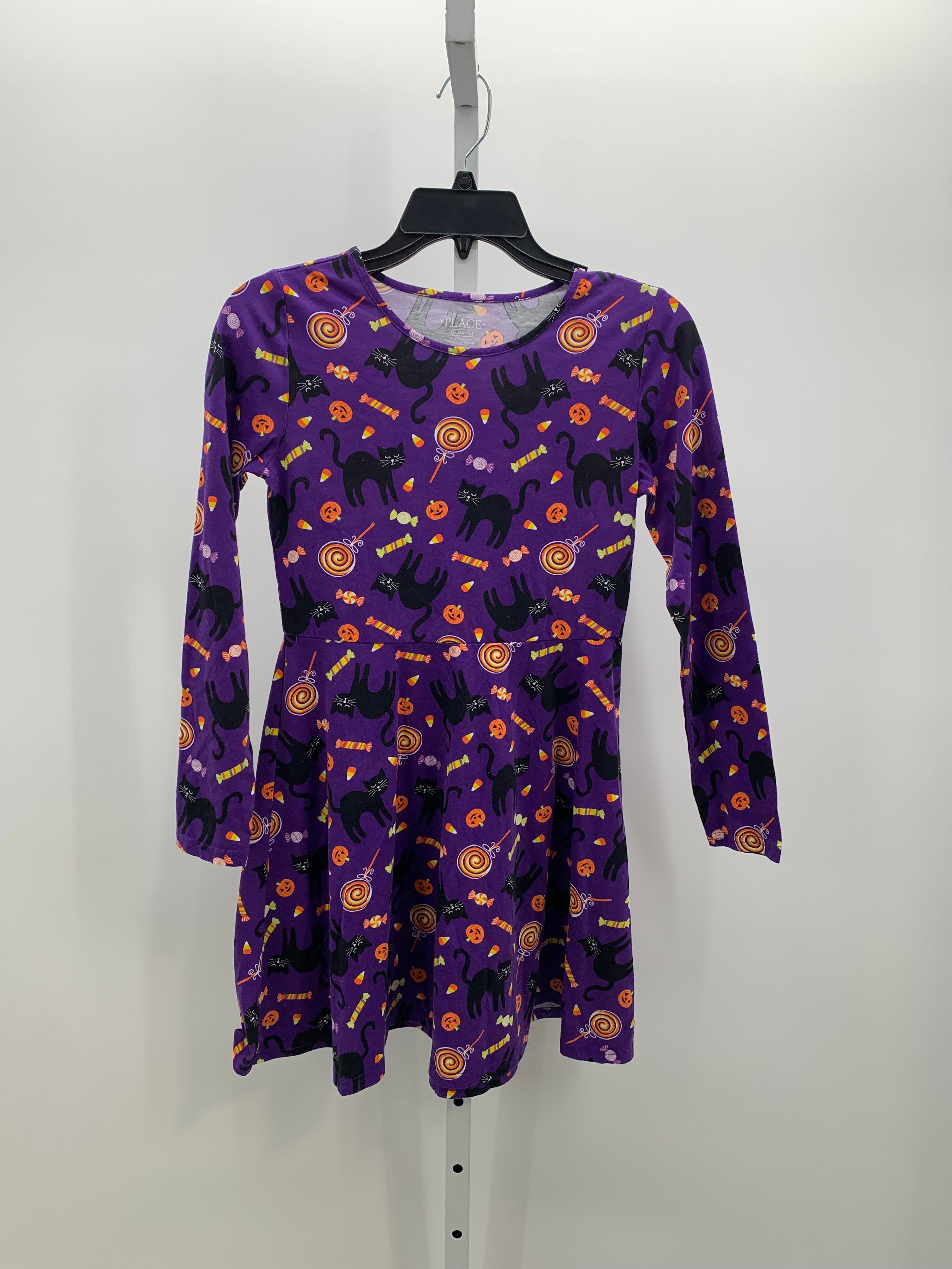 LONG SLV DRESS CATS AND CANDY