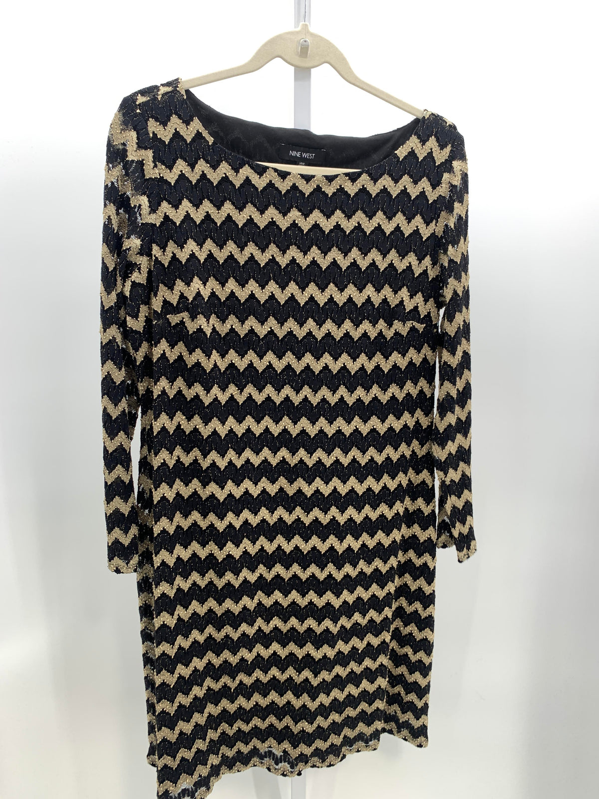 Nine West Size 14 W Womens Long Sleeve Dress