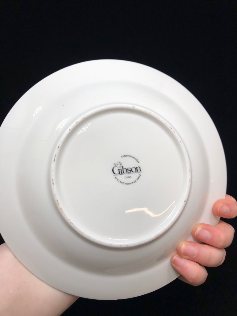 16PC GIBSON XMAS TREE DISH SET SVC FOR 4.