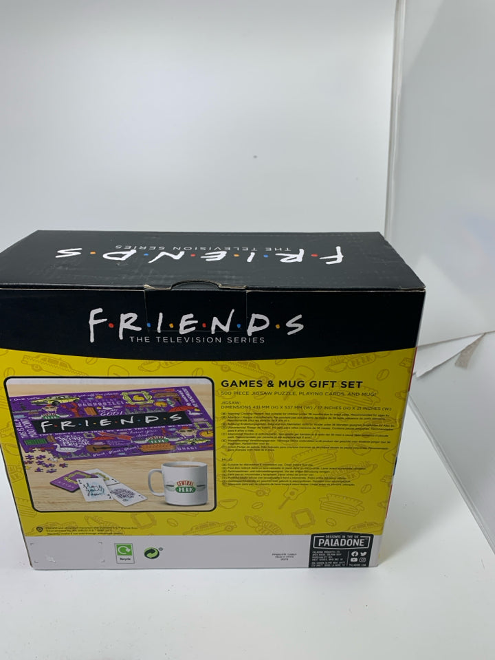 NIB FRIENDS GAMES & MUG GIFT SET.
