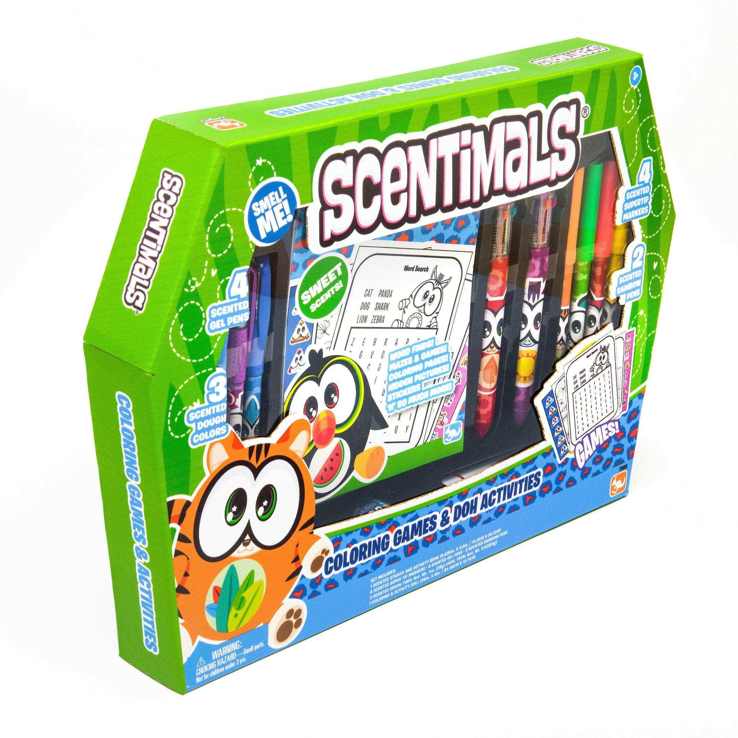 Scentimals Coloring Games & Doh Activities