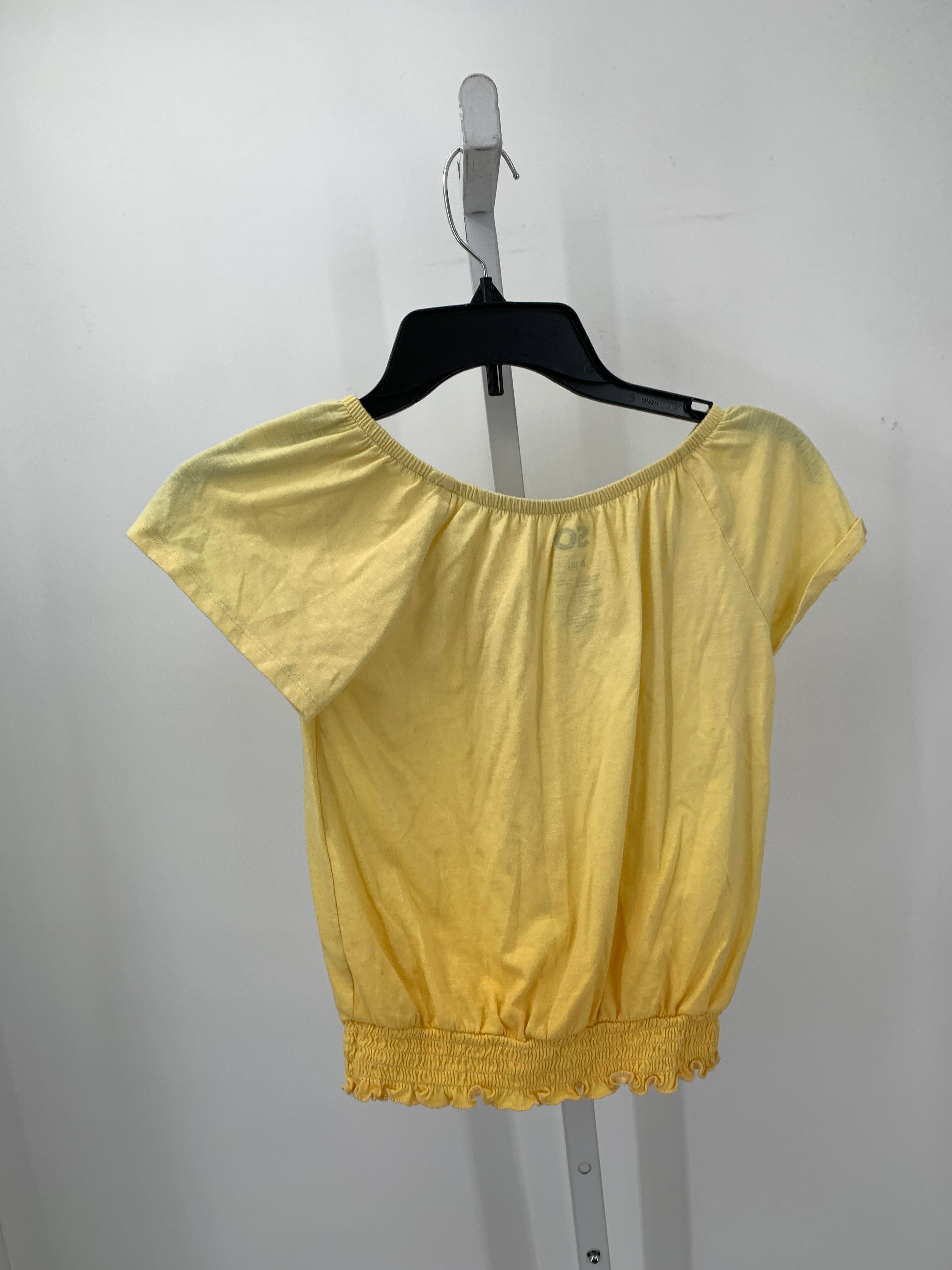 SO Size 8 Girls Short Sleeve Shirt