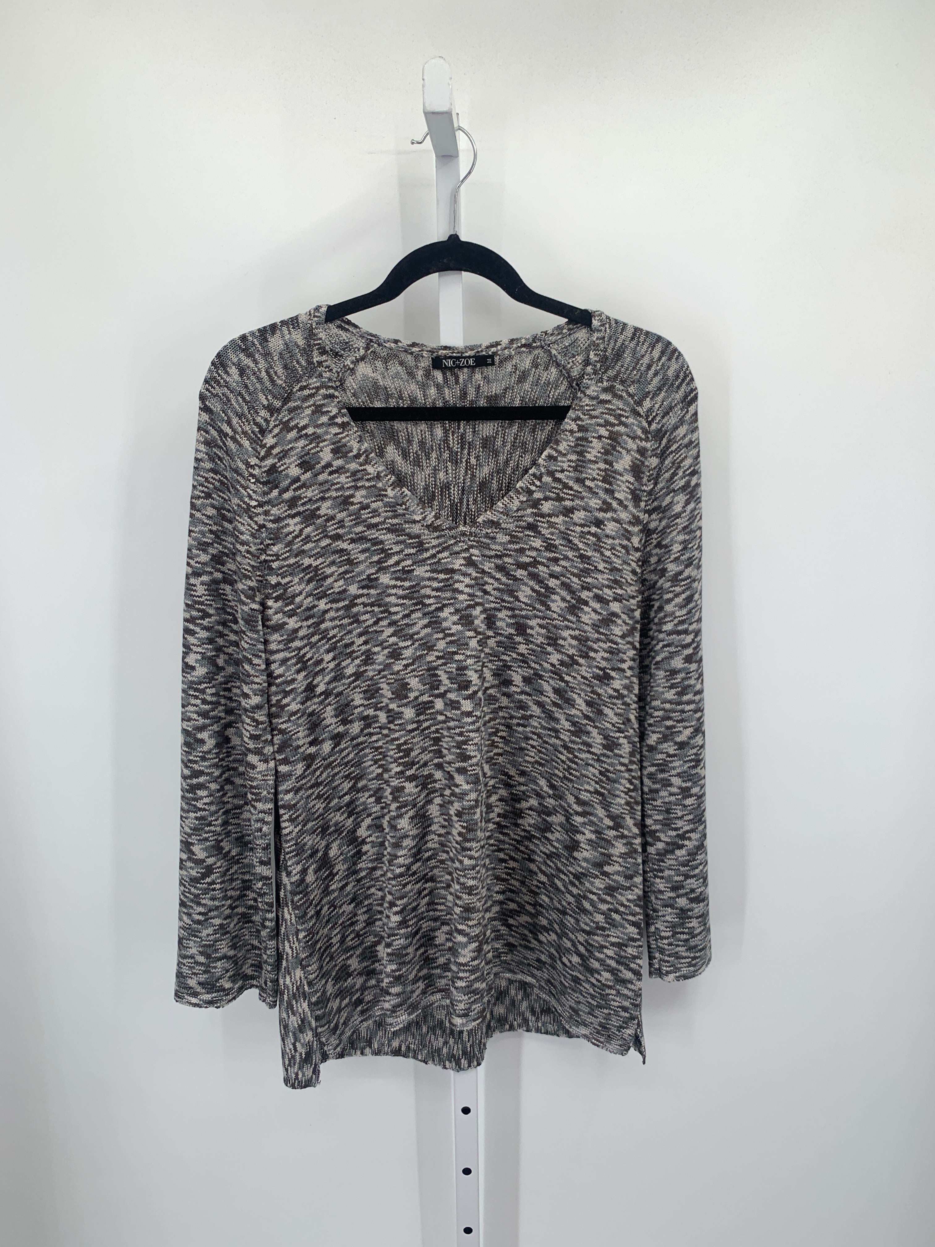 Nic+Zoe Size Medium Misses Long Slv Sweater