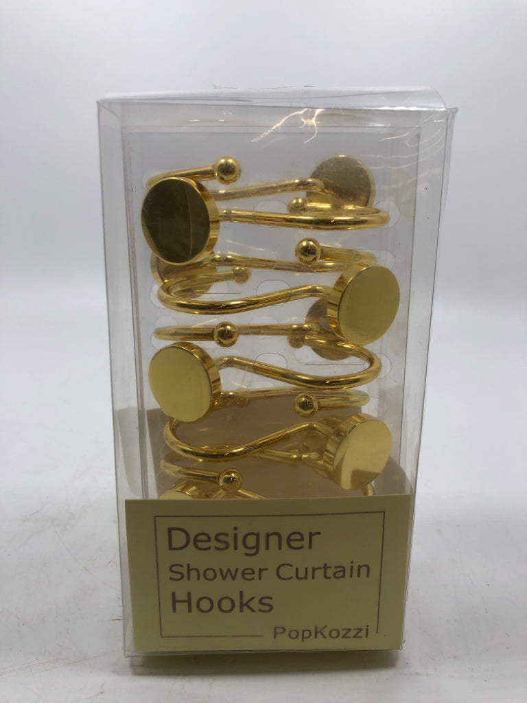NIP SHOWER CURTAIN HOOKS.