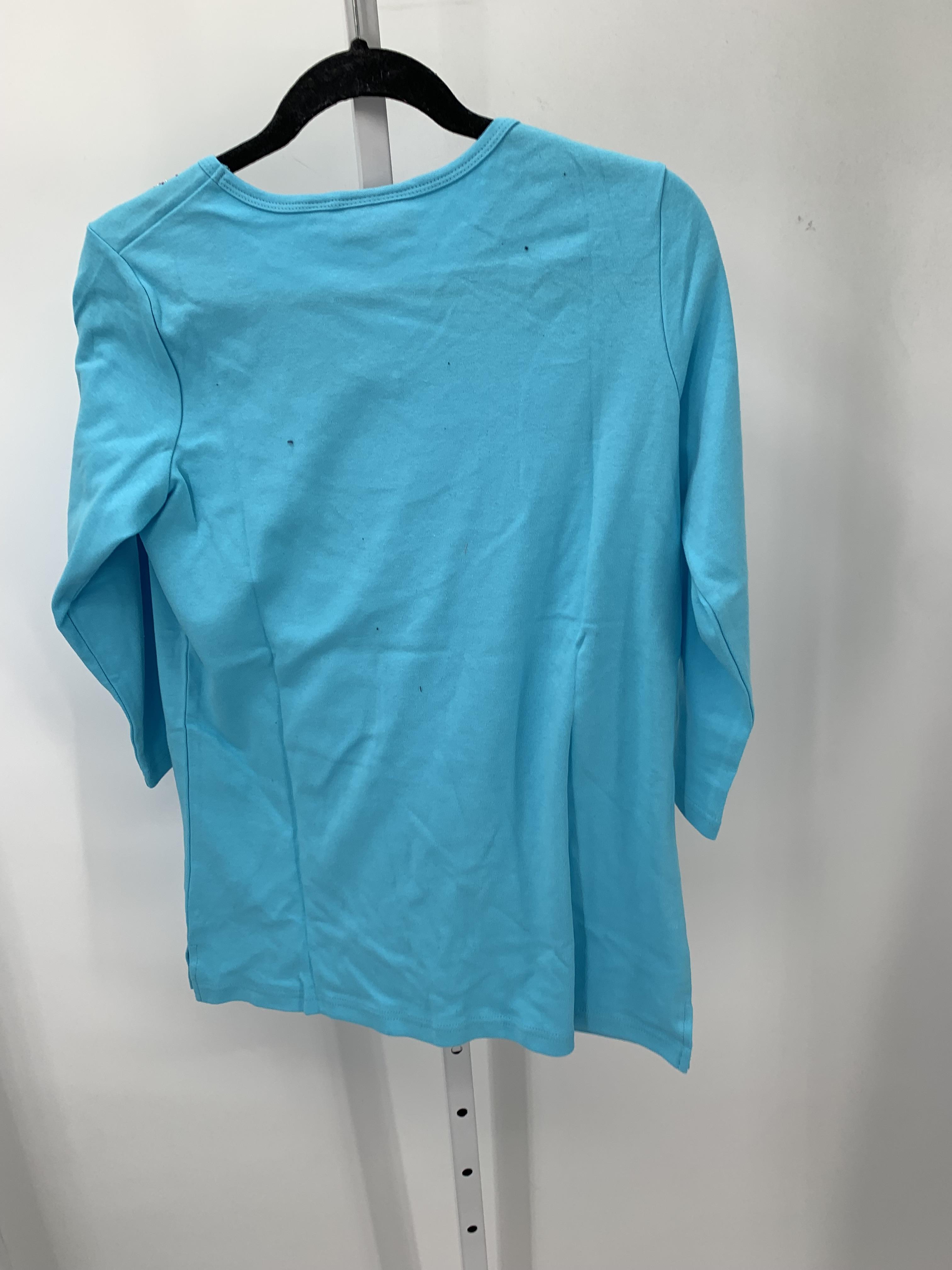 Quacker Factory Size Small Misses 3/4 Sleeve Shirt