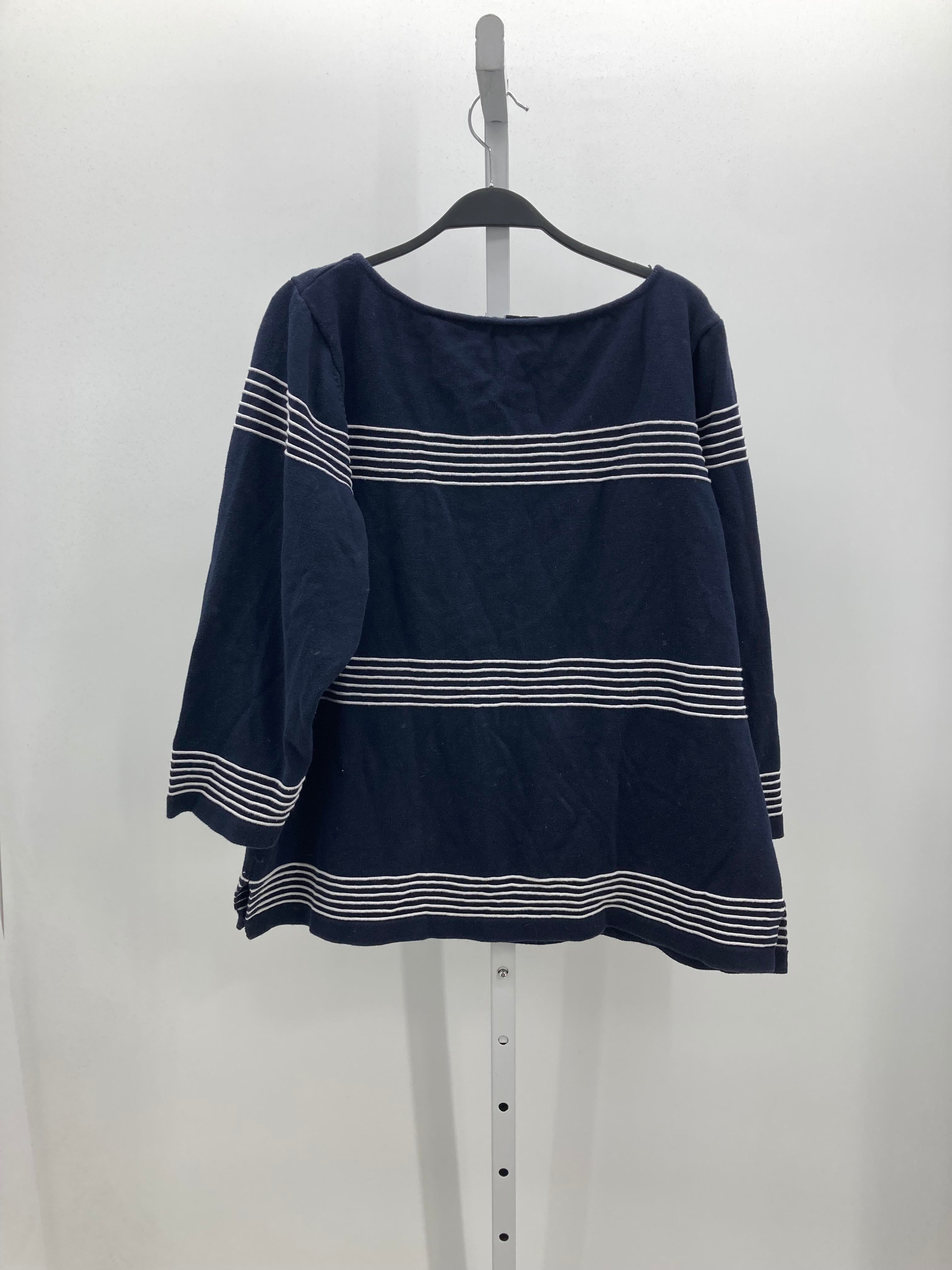 Jones Wear Size 3X Womens 3/4 Sleeve Sweater