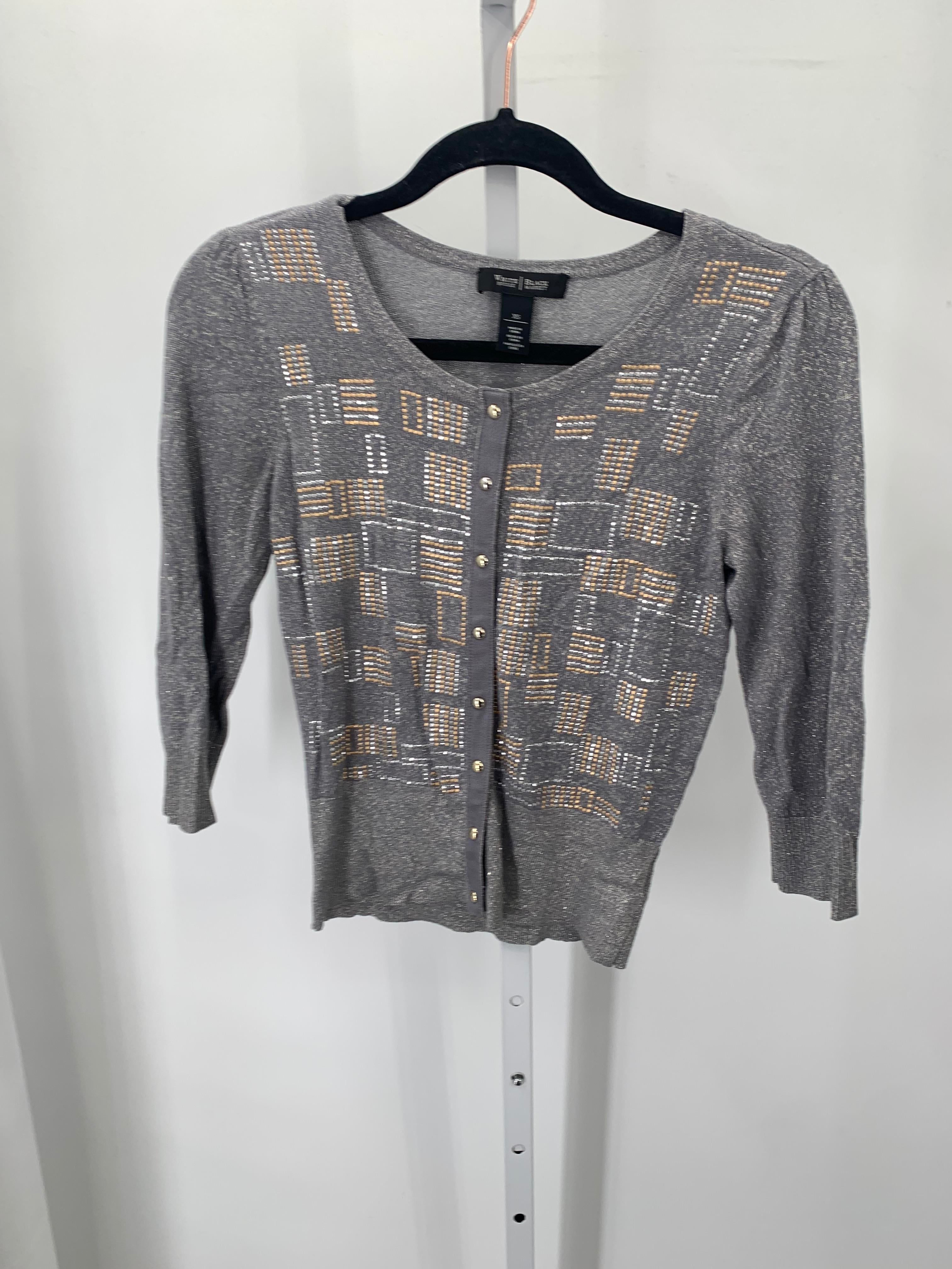 White House Black Size X Small Misses 3/4 Sleeve Sweater