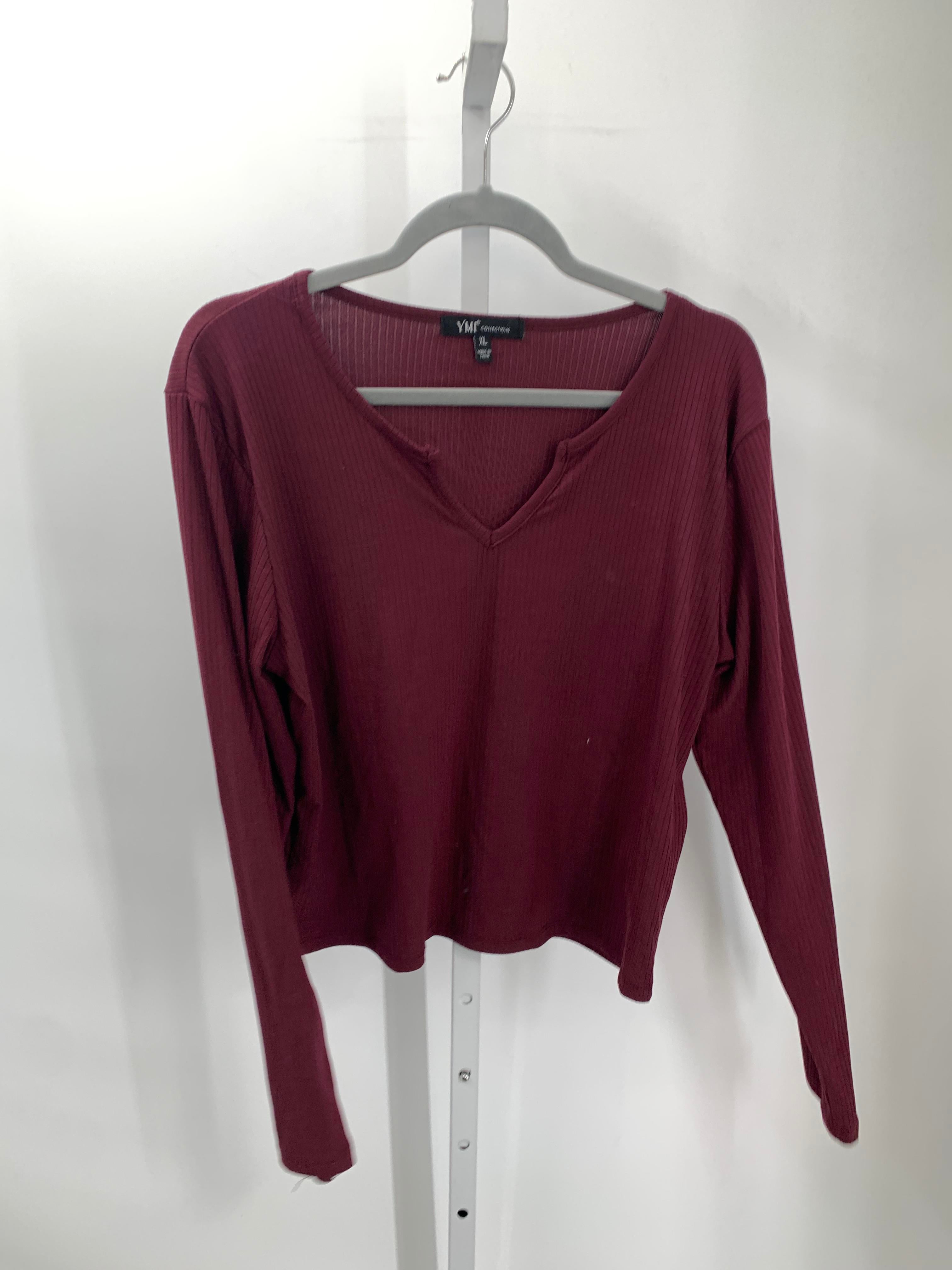 YMI Size Extra Large Juniors Long Sleeve Shirt