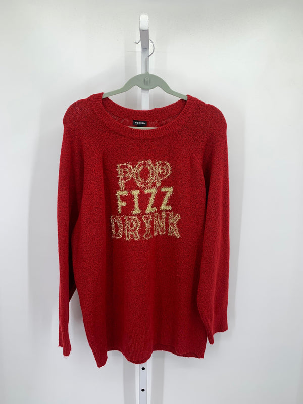 Torrid Size 2X Womens Long Slv Sweater