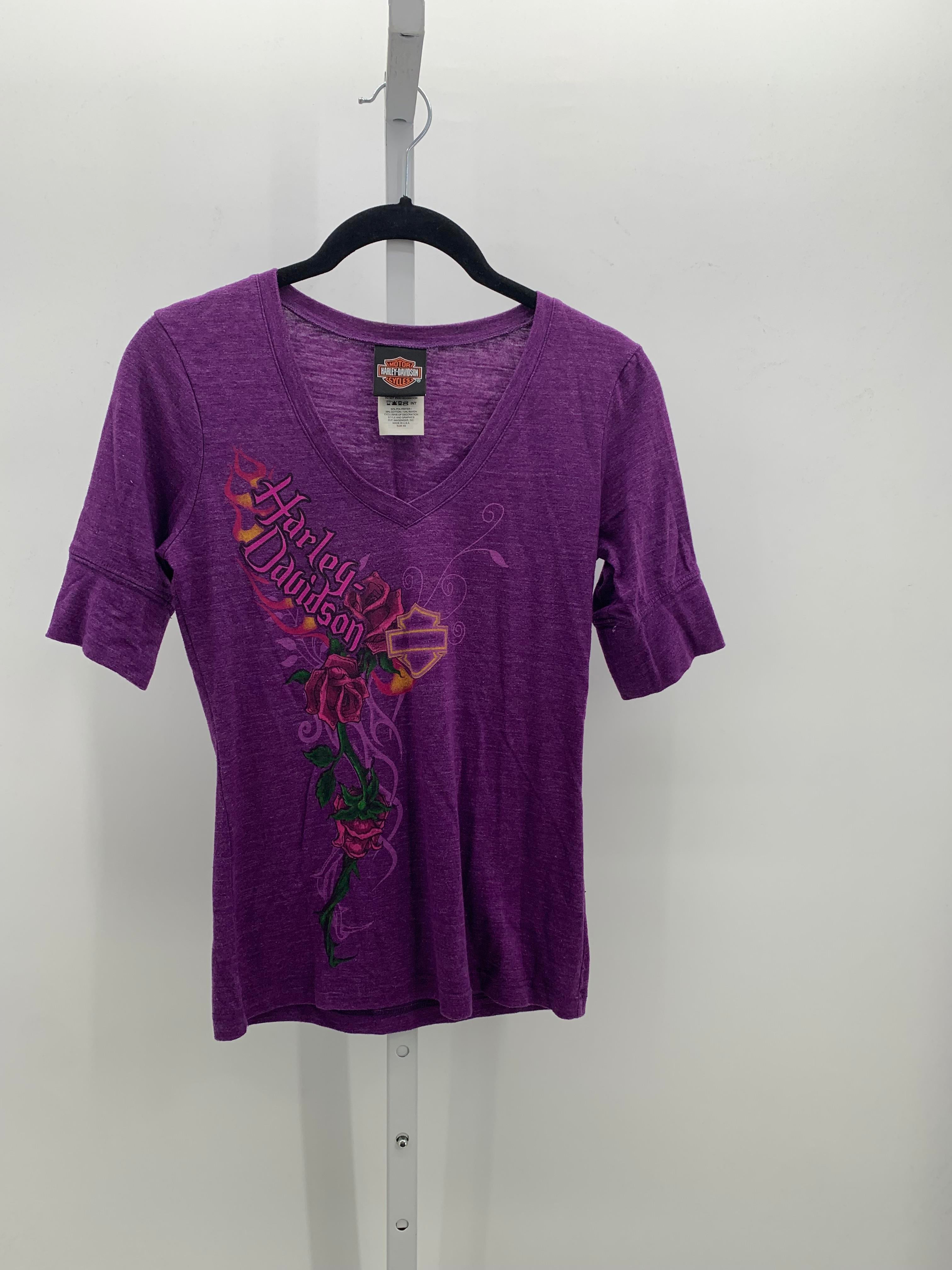 Harley-Davidson Size X Small Misses Short Sleeve Shirt