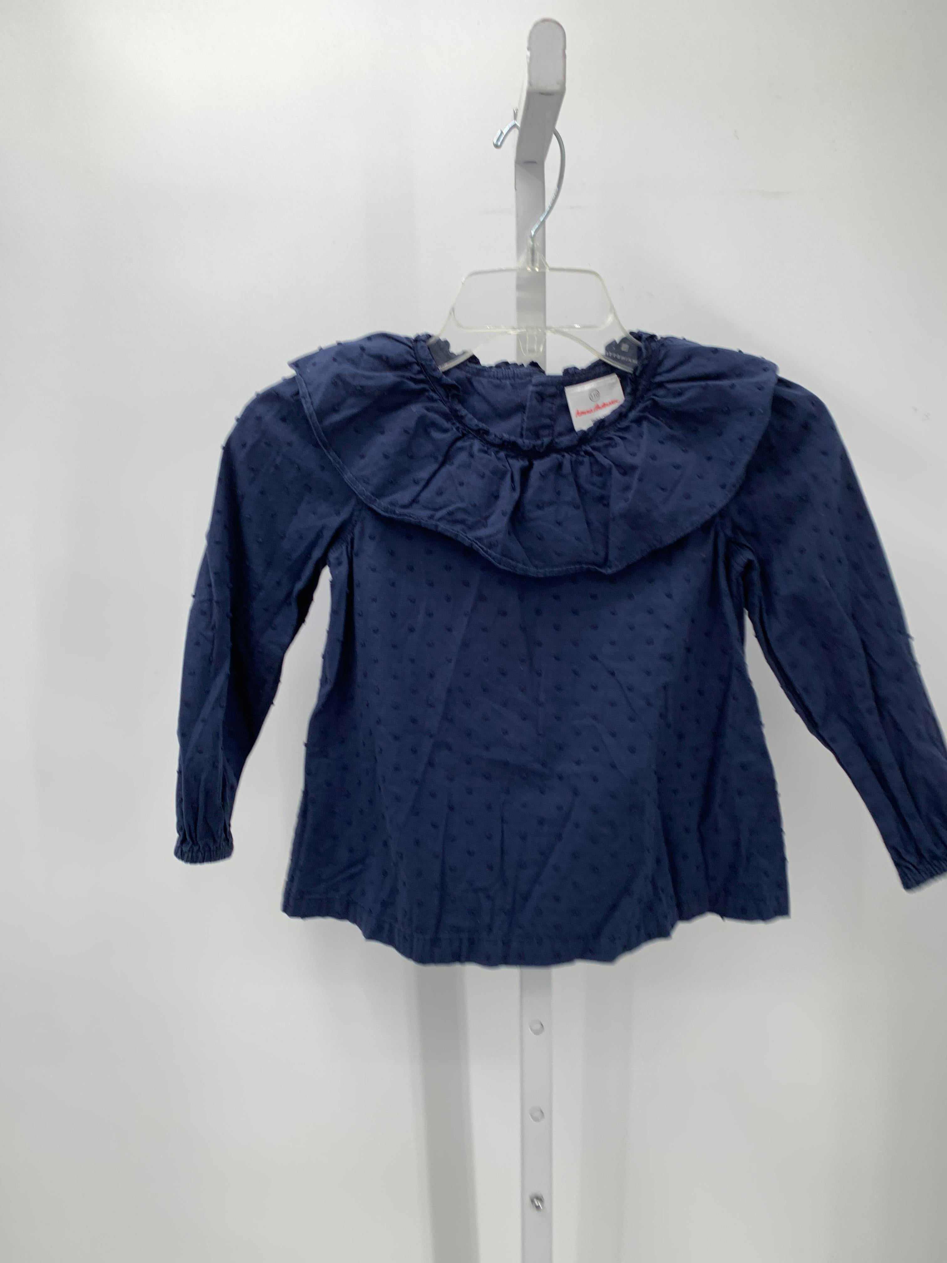 Hanna Anderson Size 5 Girls Long Sleeve Shirt