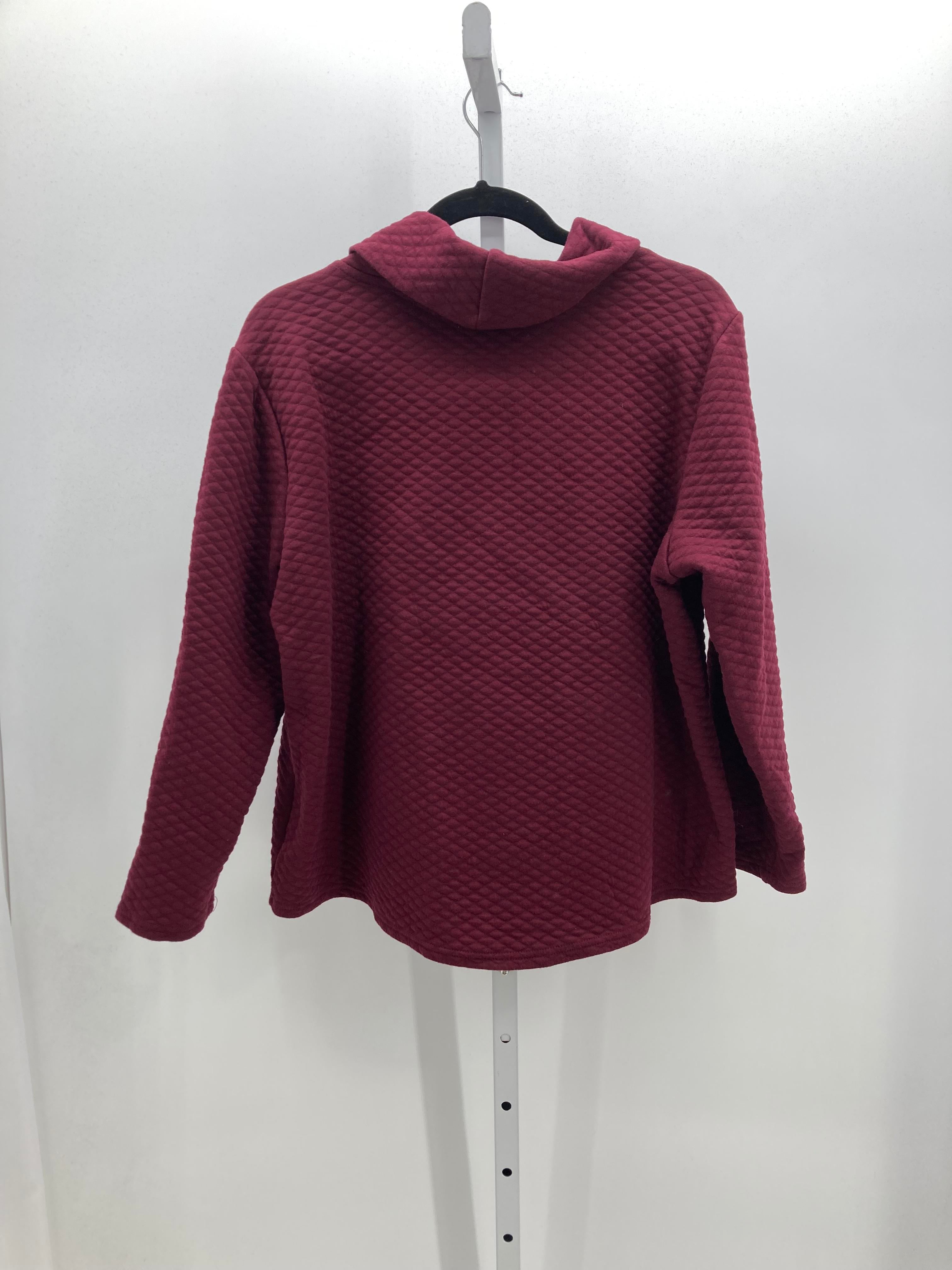 Croft & Barrow Size XXL Misses Long Sleeve Shirt