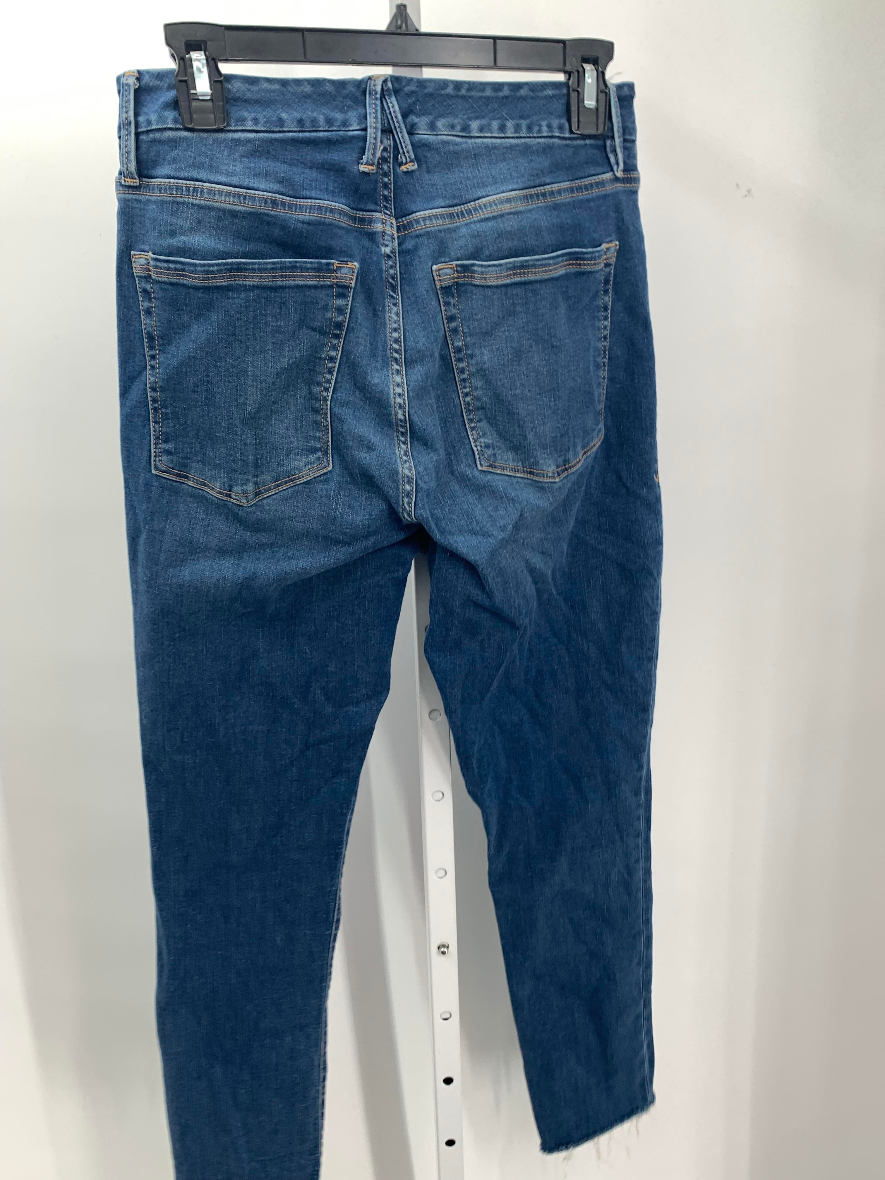 Good American Size 8 Misses Cropped Jeans