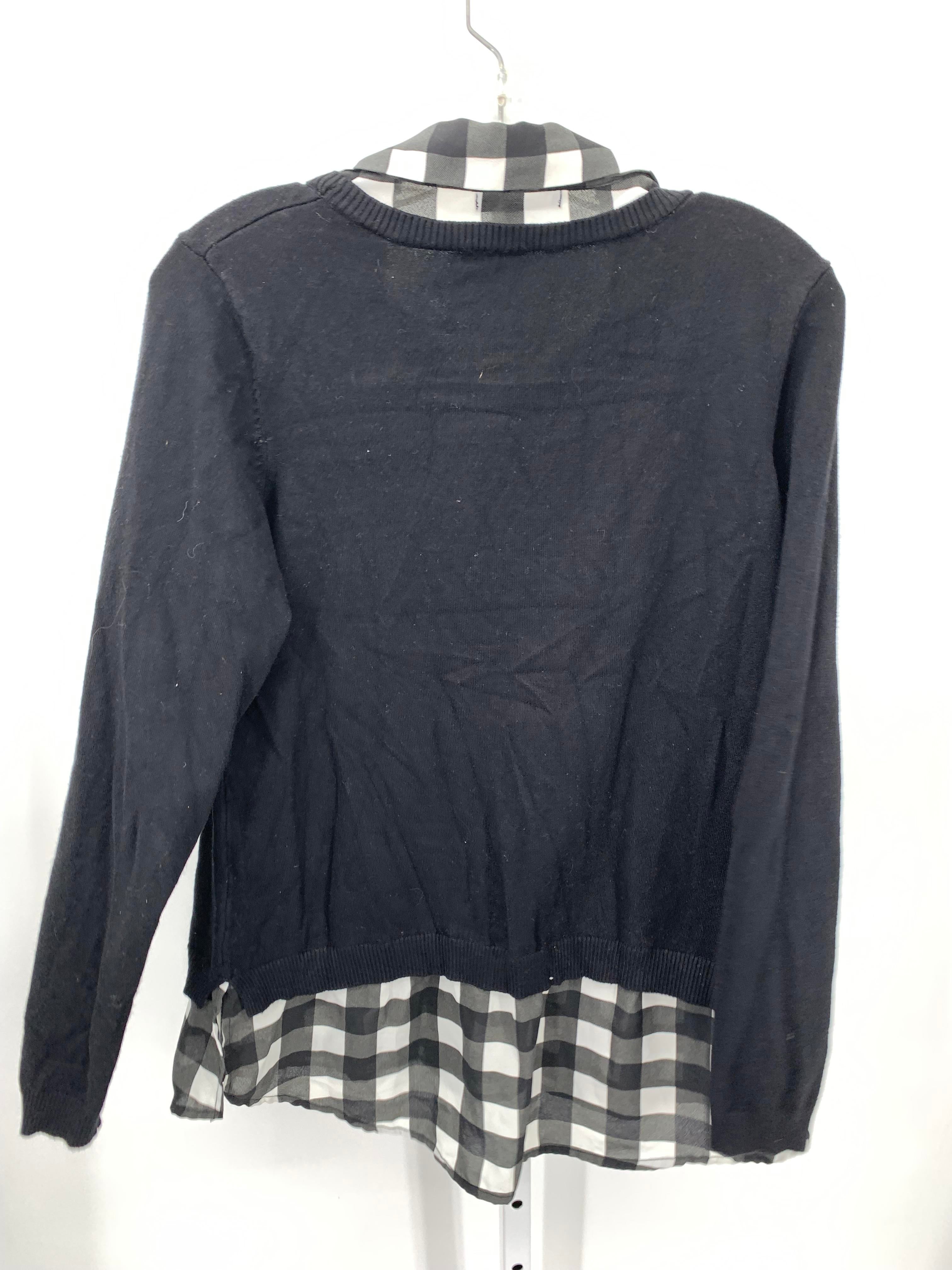 Adrianna Papell Size Large Misses Long Slv Sweater