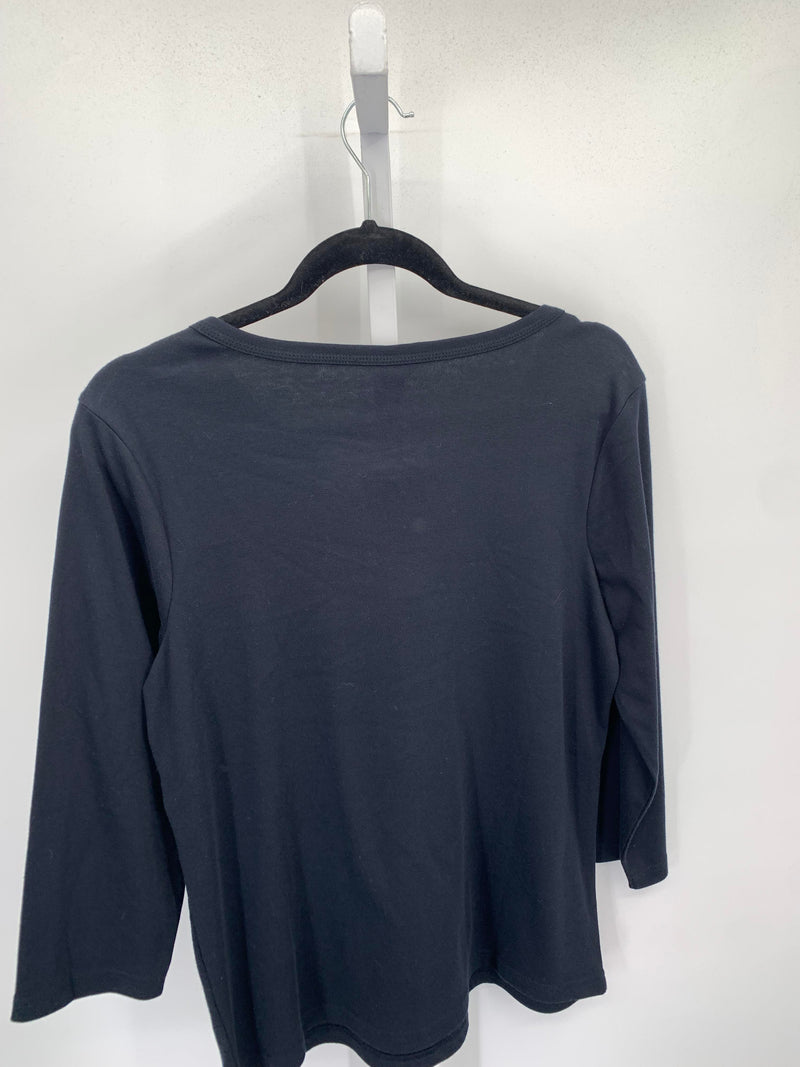 Christopher & Banks Size Medium Misses 3/4 Sleeve Shirt