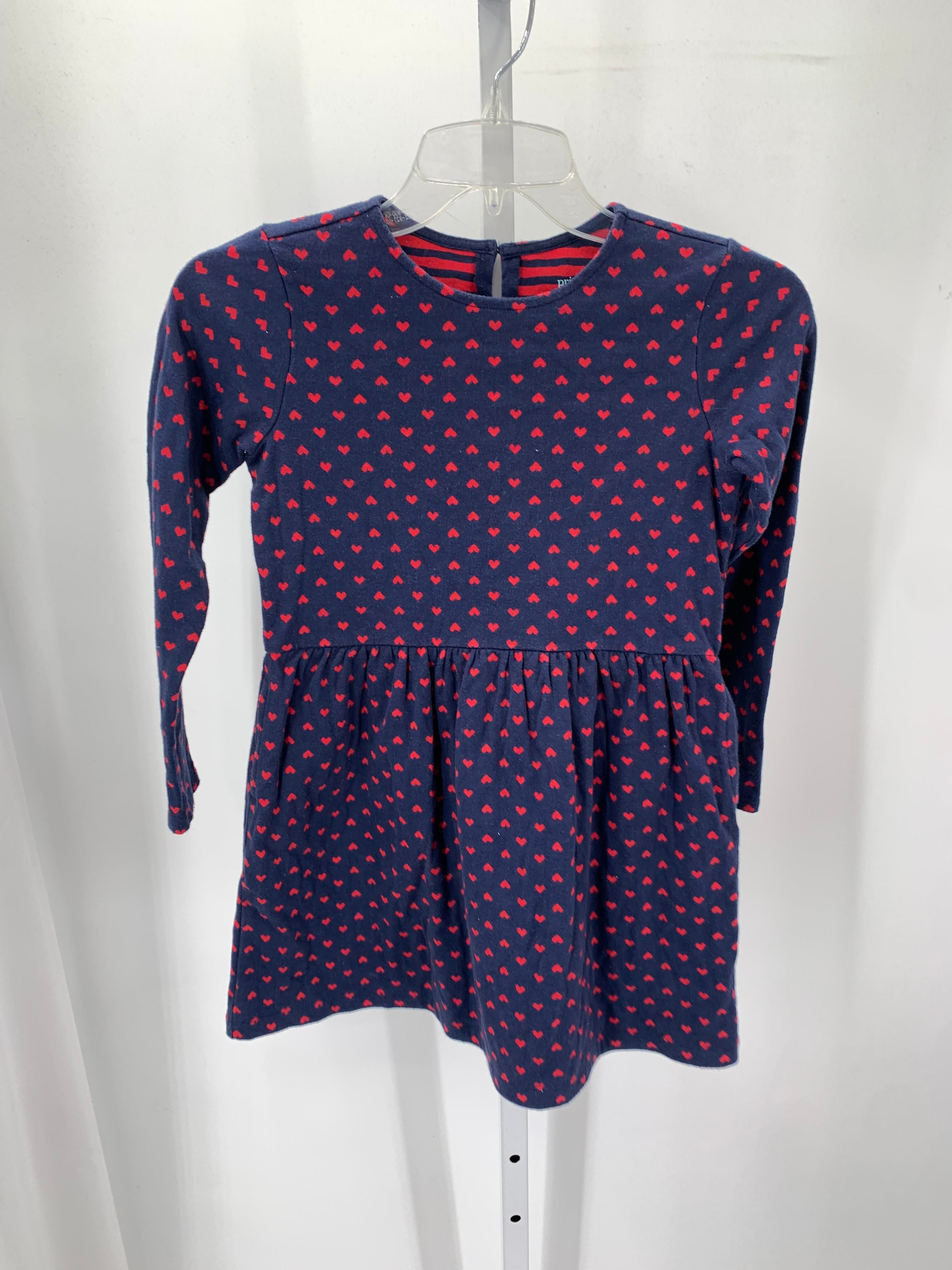 primary Size 8-9 Girls Long Sleeve Dress