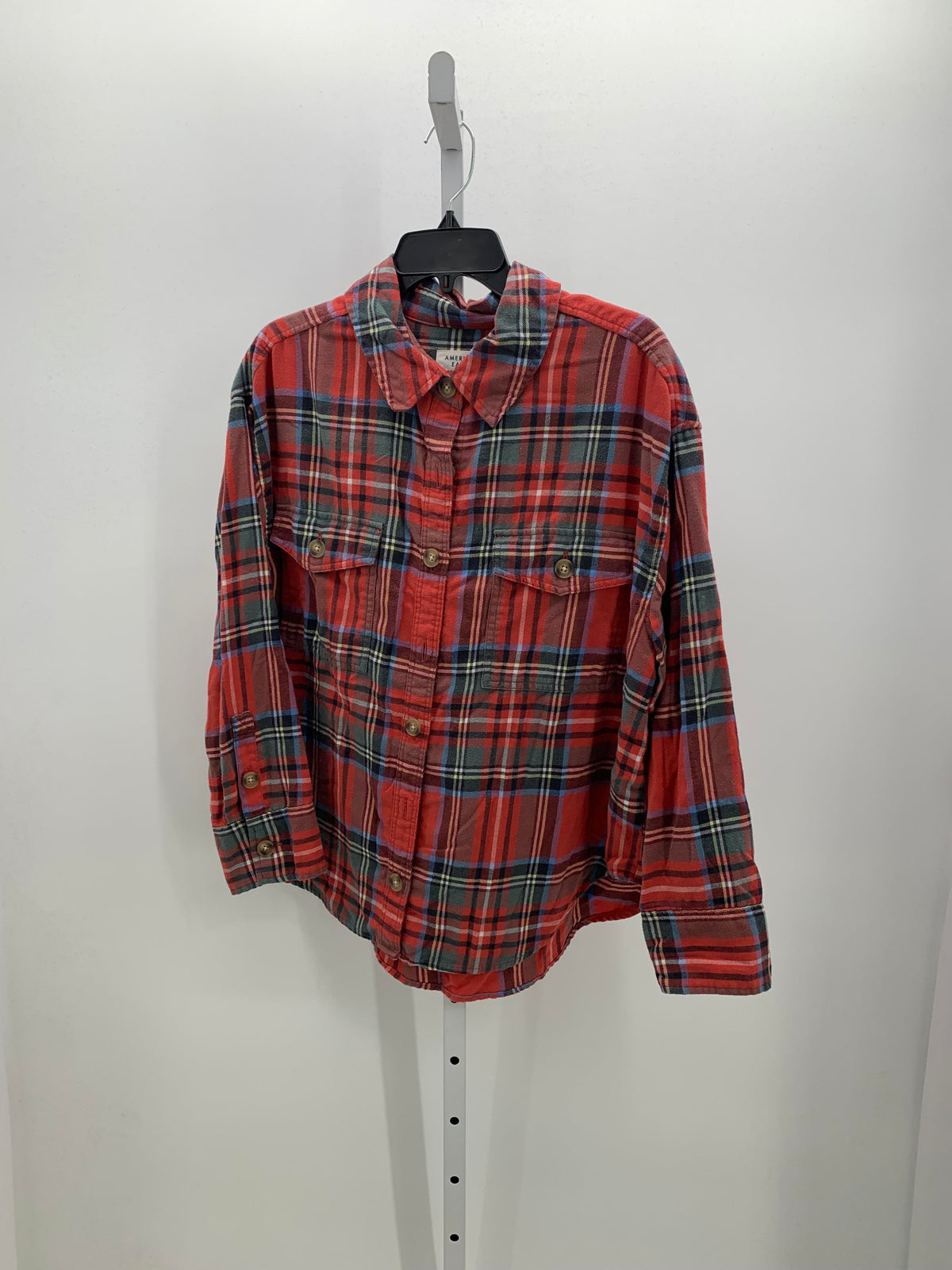 American Eagle Size Medium Juniors Long Sleeve Shirt