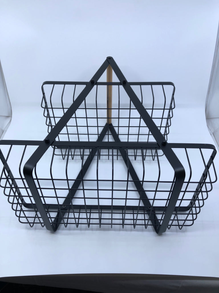 2 TIER WIRE BASKET.