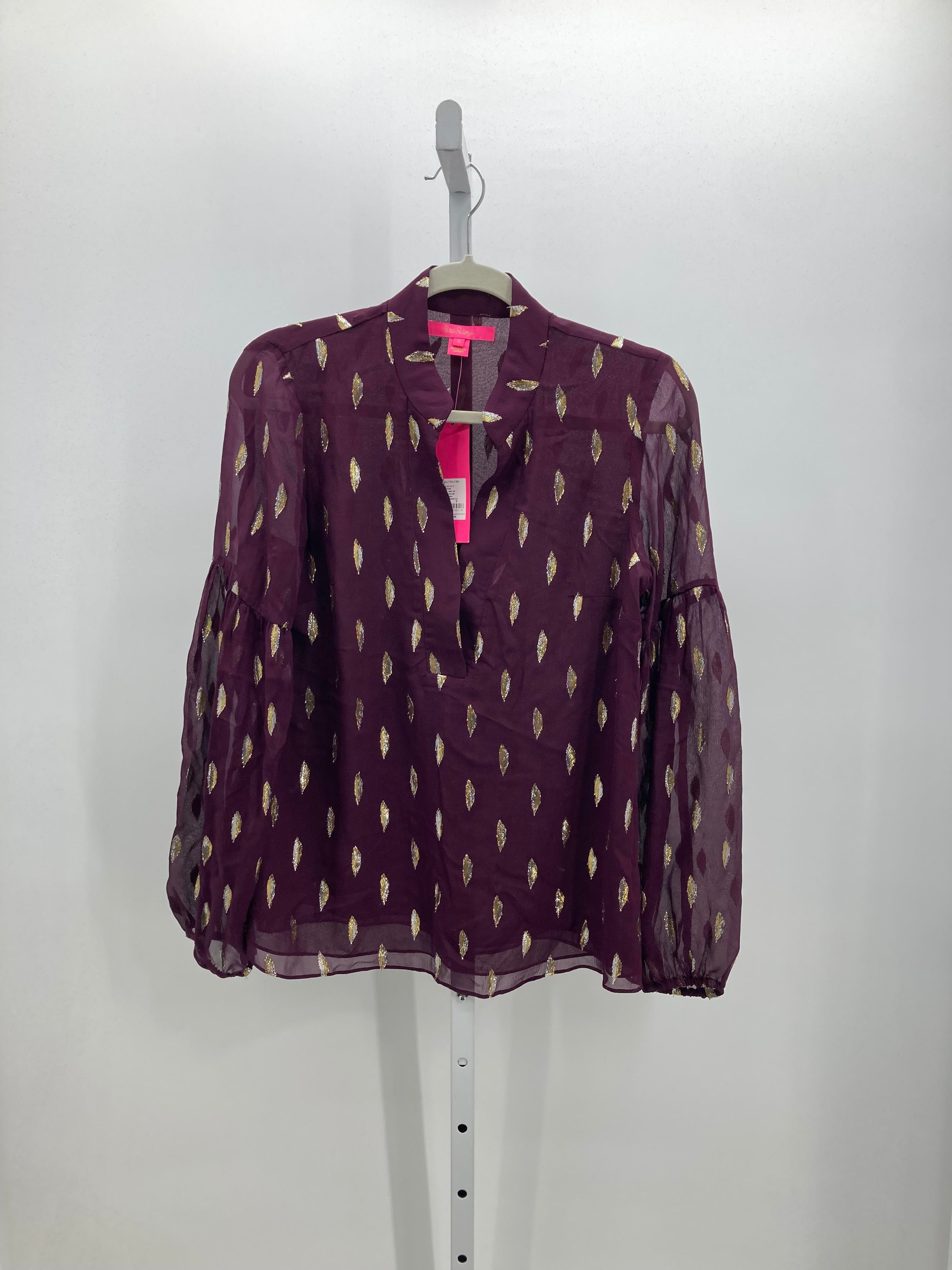 Lilly Pulitzer Size Small Misses Long Sleeve Shirt