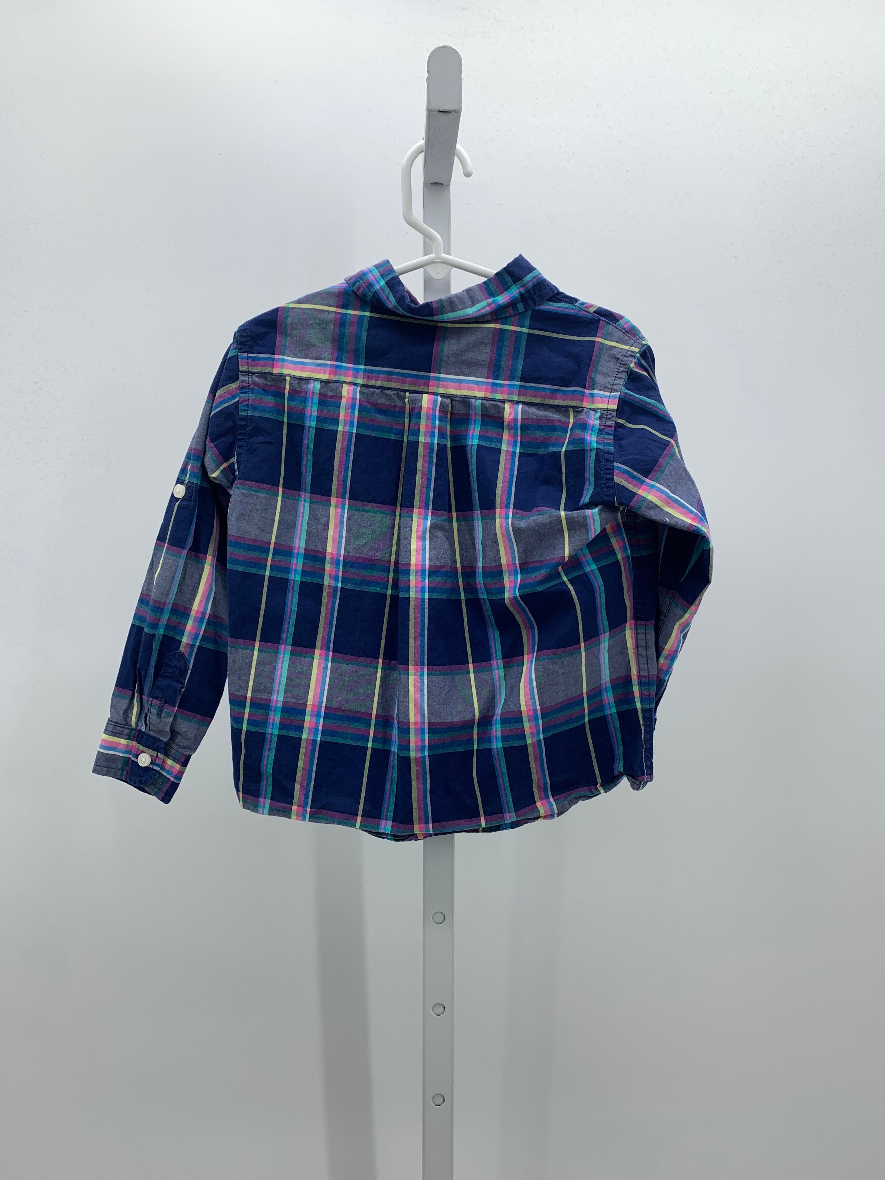 PLAID BTN DOWN