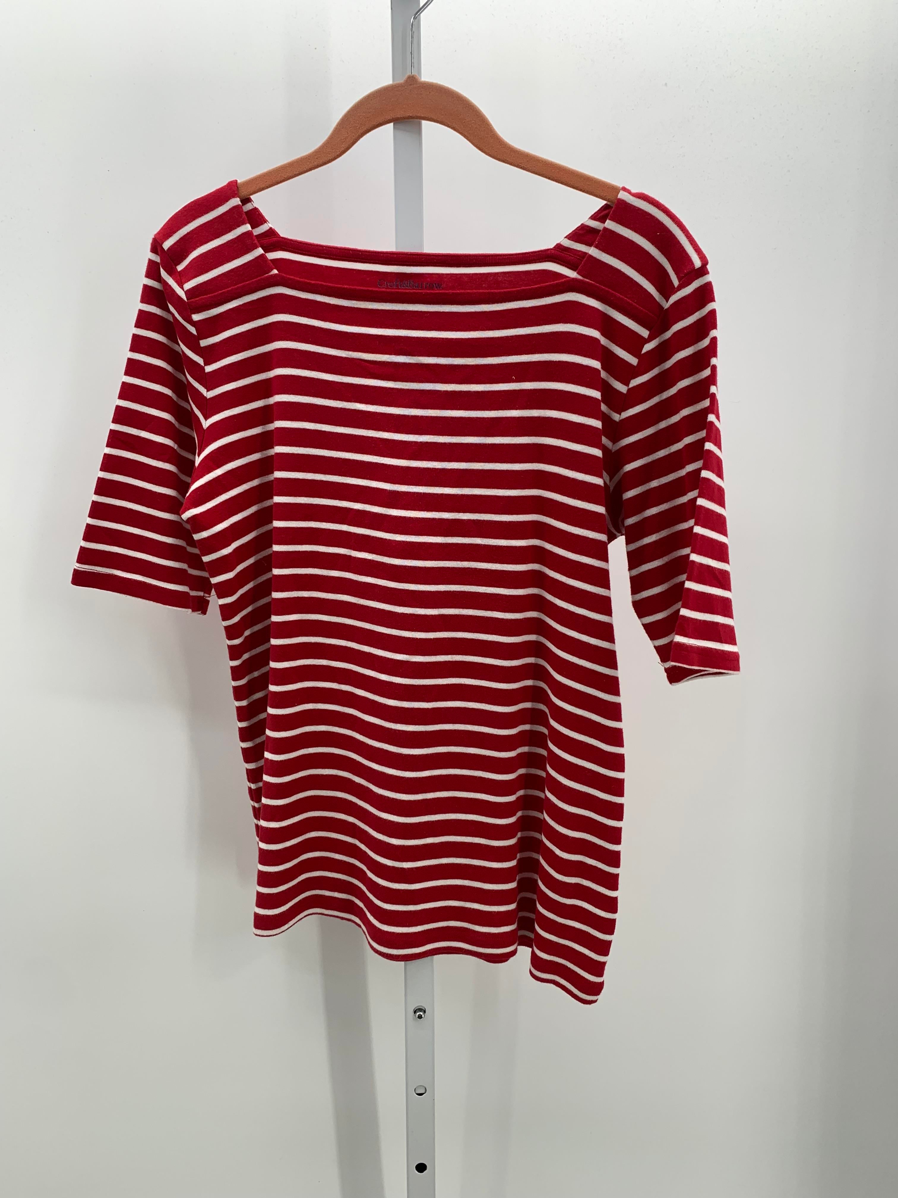 Croft & Barrow Size Medium Misses Short Sleeve Shirt
