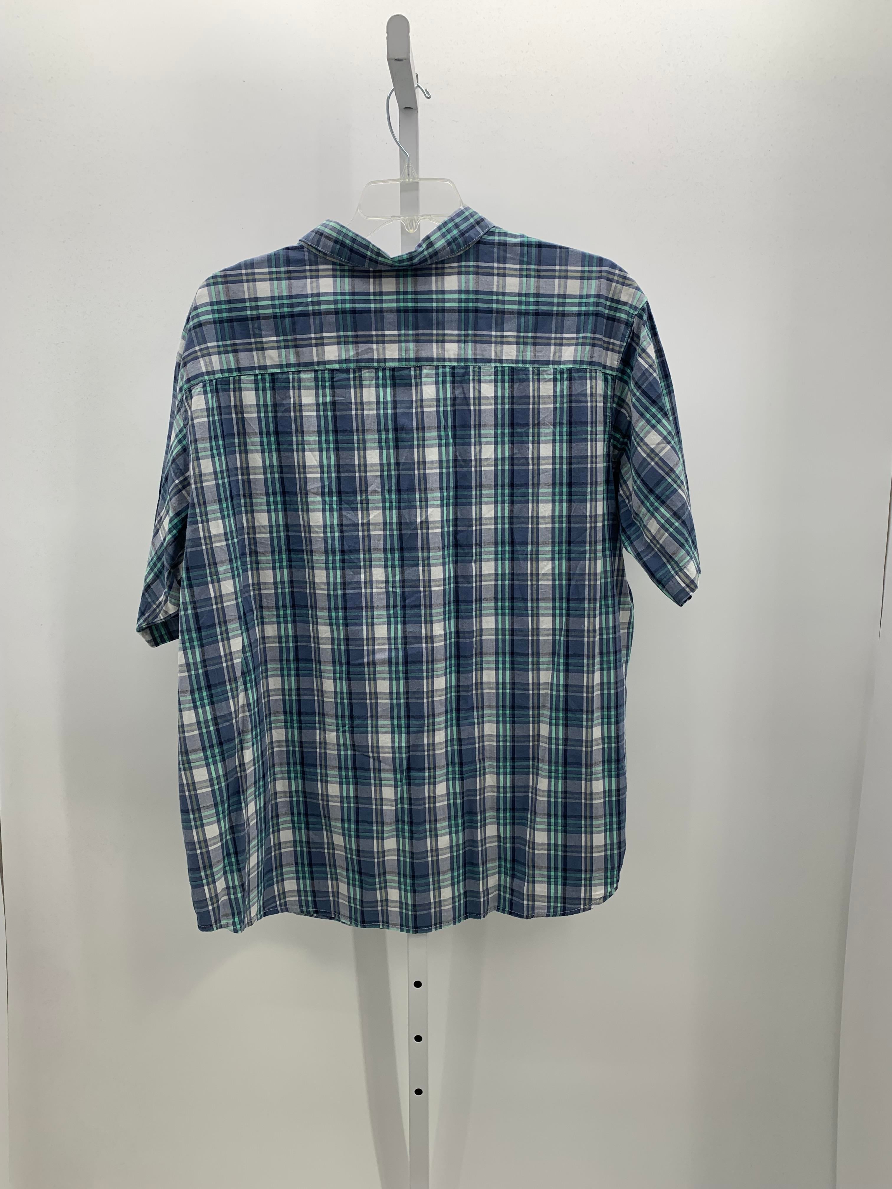 PLAID BTN DOWN