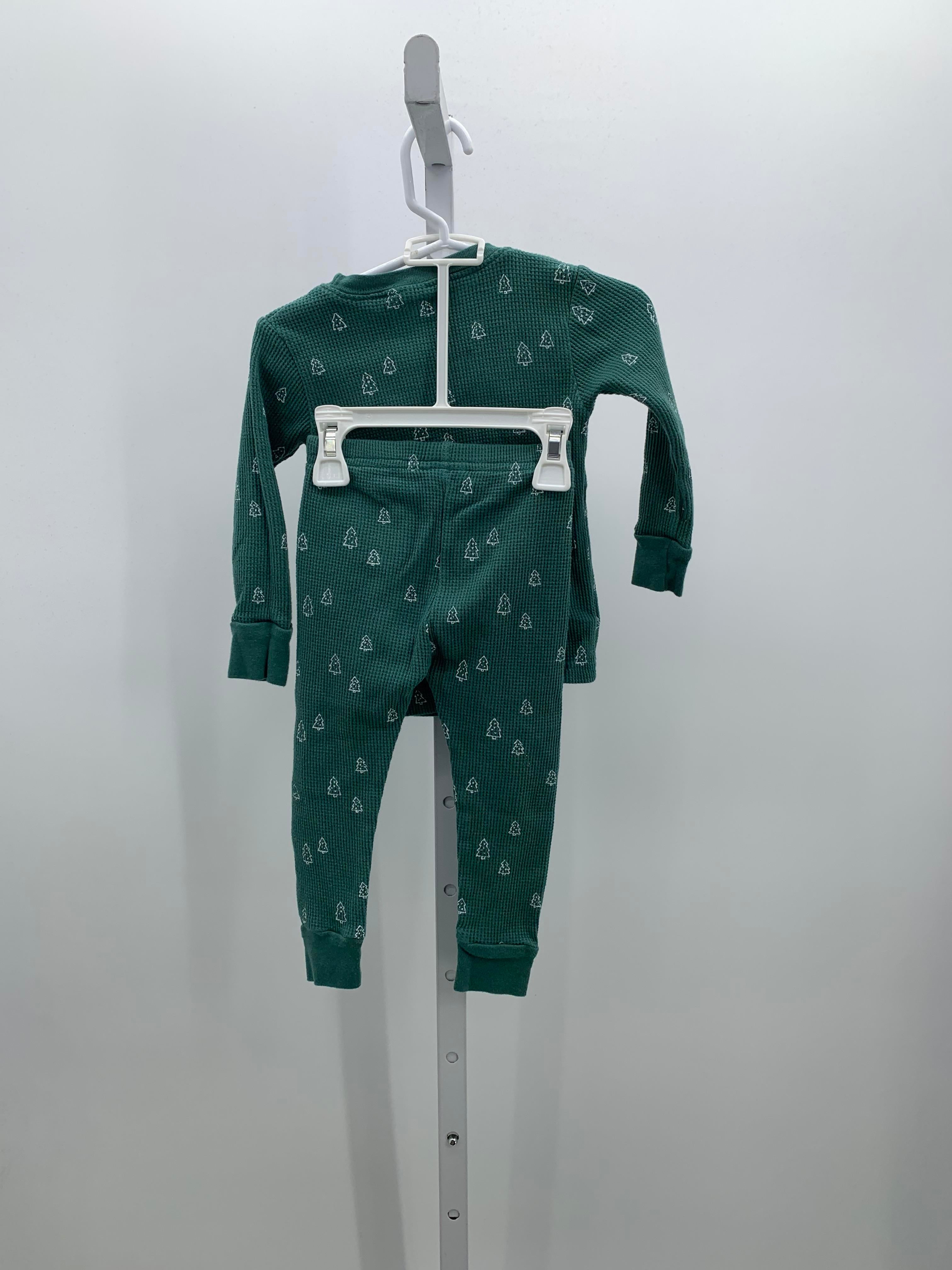 PJS WAFFLE KNIT WHITE TREES